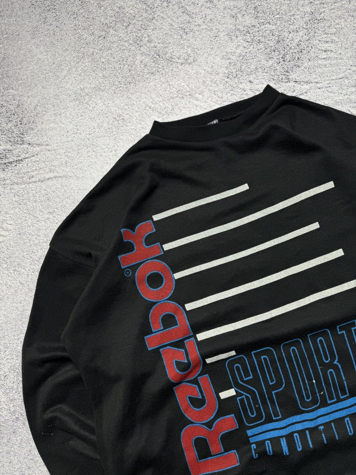 Reebok Vintage 80s Reebok Sweatshirt Sport Style Crewneck Rare Logo Size US M / EU 48-50 / 2 - 2 Thumbnail