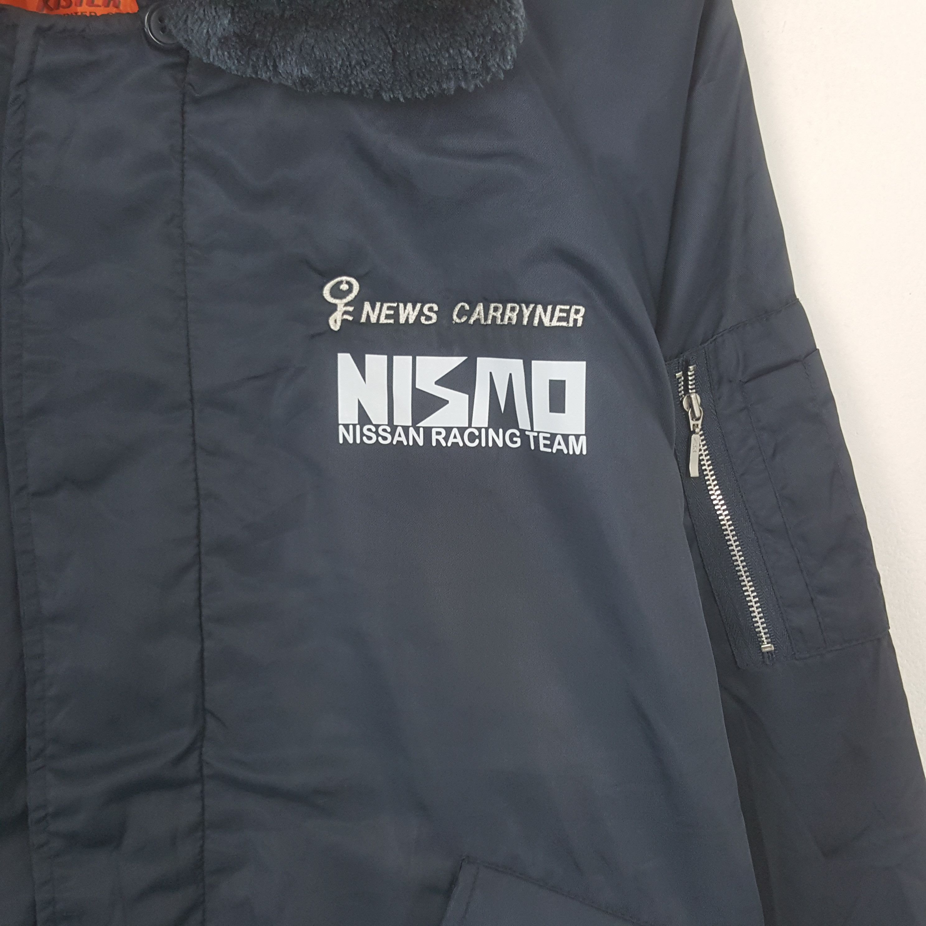 Japanese Brand Vintage Nismo Nissan Racing Team Custom Winter Worker Jacket Size US L / EU 52-54 / 3 - 4 Thumbnail