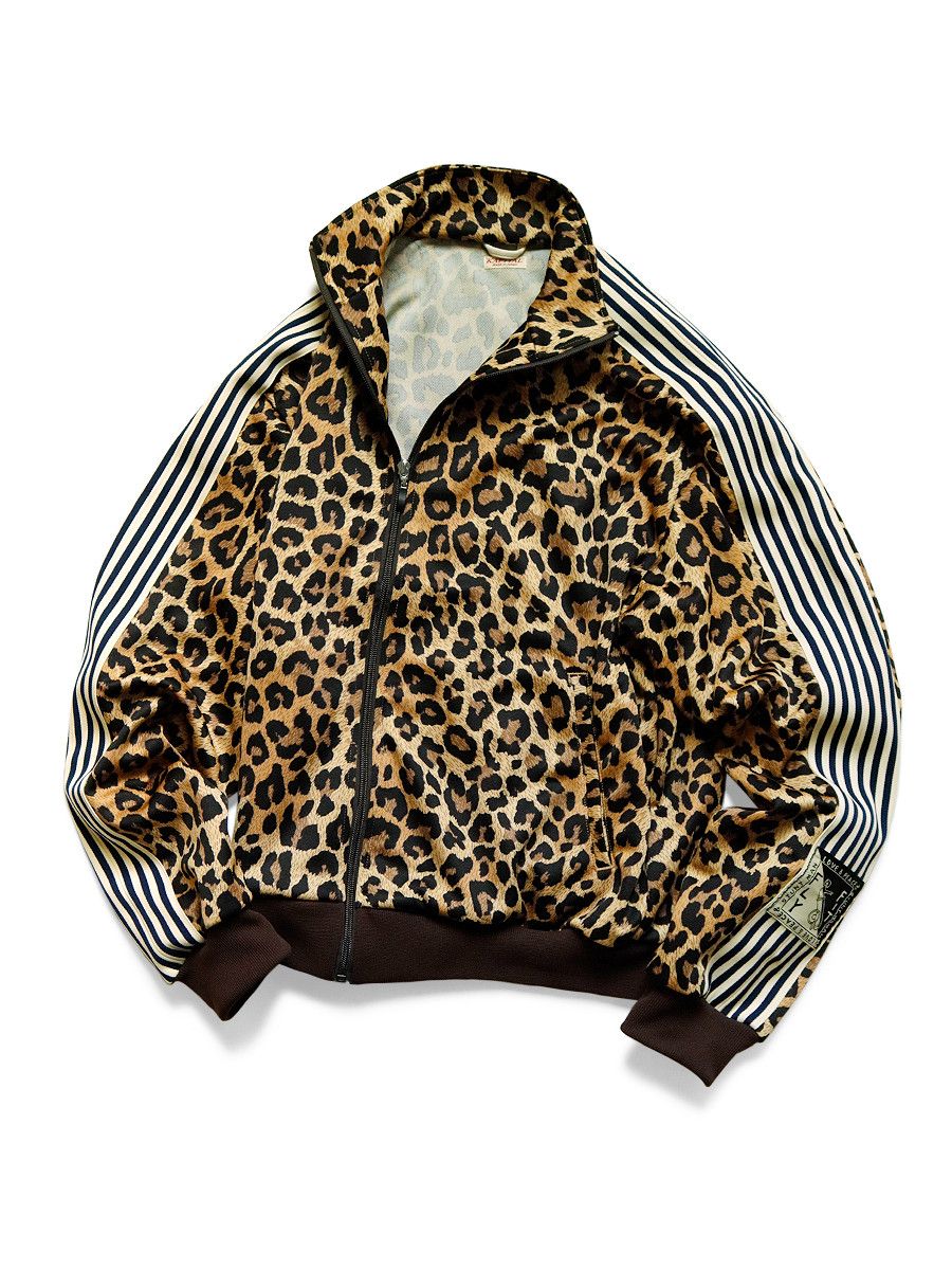 Kapital Kapital Smooth Jersey Leopard Stuntman & Woman Track Jacket Size US XL / EU 56 / 4 - 1 Thumbnail