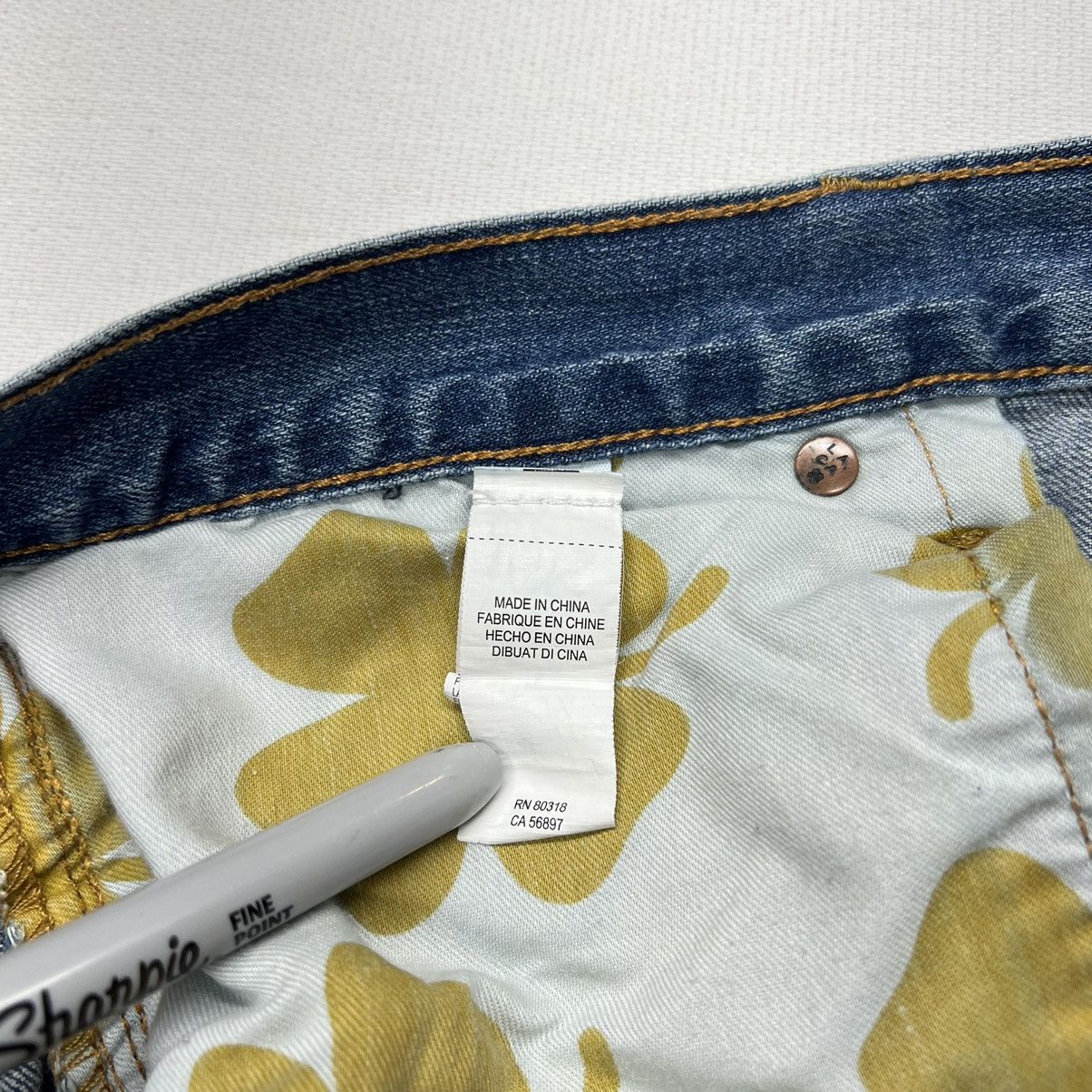 Lucky Brand Lucky Brand Jeans Blue 363 Vintage Straight Denim Stretch Size US 36 / EU 52 - 12 Thumbnail