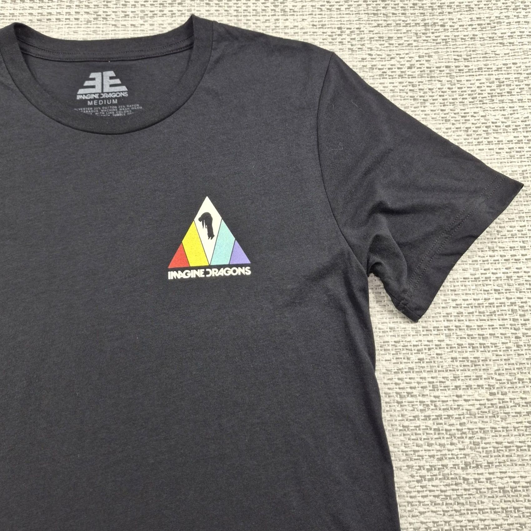Vintage Imagine Dragons Shirt Mens Medium Black Evolve Tour 2018 Graphic Band Tee Size US M / EU 48-50 / 2 - 2 Thumbnail