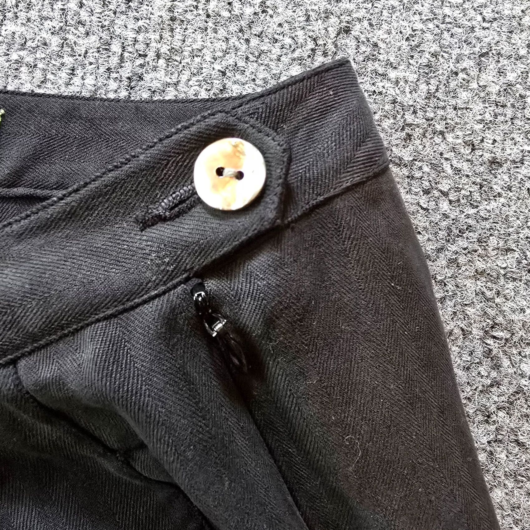 Tommy Bahama Tommy Bahama Pants Womens Size 8 Black Silk Wide-Leg Side Zip Cropped Casual Size 30" / US 8 / IT 44 - 5 Thumbnail