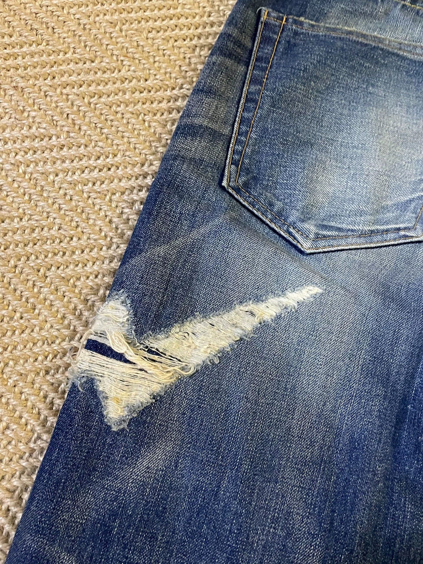 Fragment Design FRAG x VANQUISH Lightning Bolt Jeans W28 (Oversized) Size US 28 / EU 44 - 5 Thumbnail