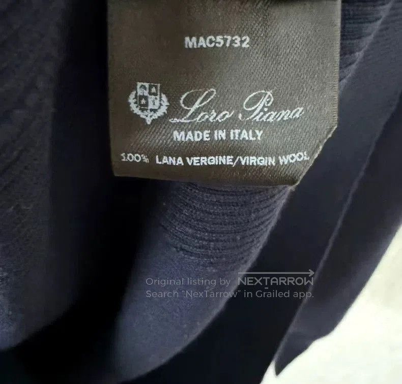 Other Loro Piana Navy Hooded Knit Sweater. Size US S / EU 44-46 / 1 - 6 Thumbnail