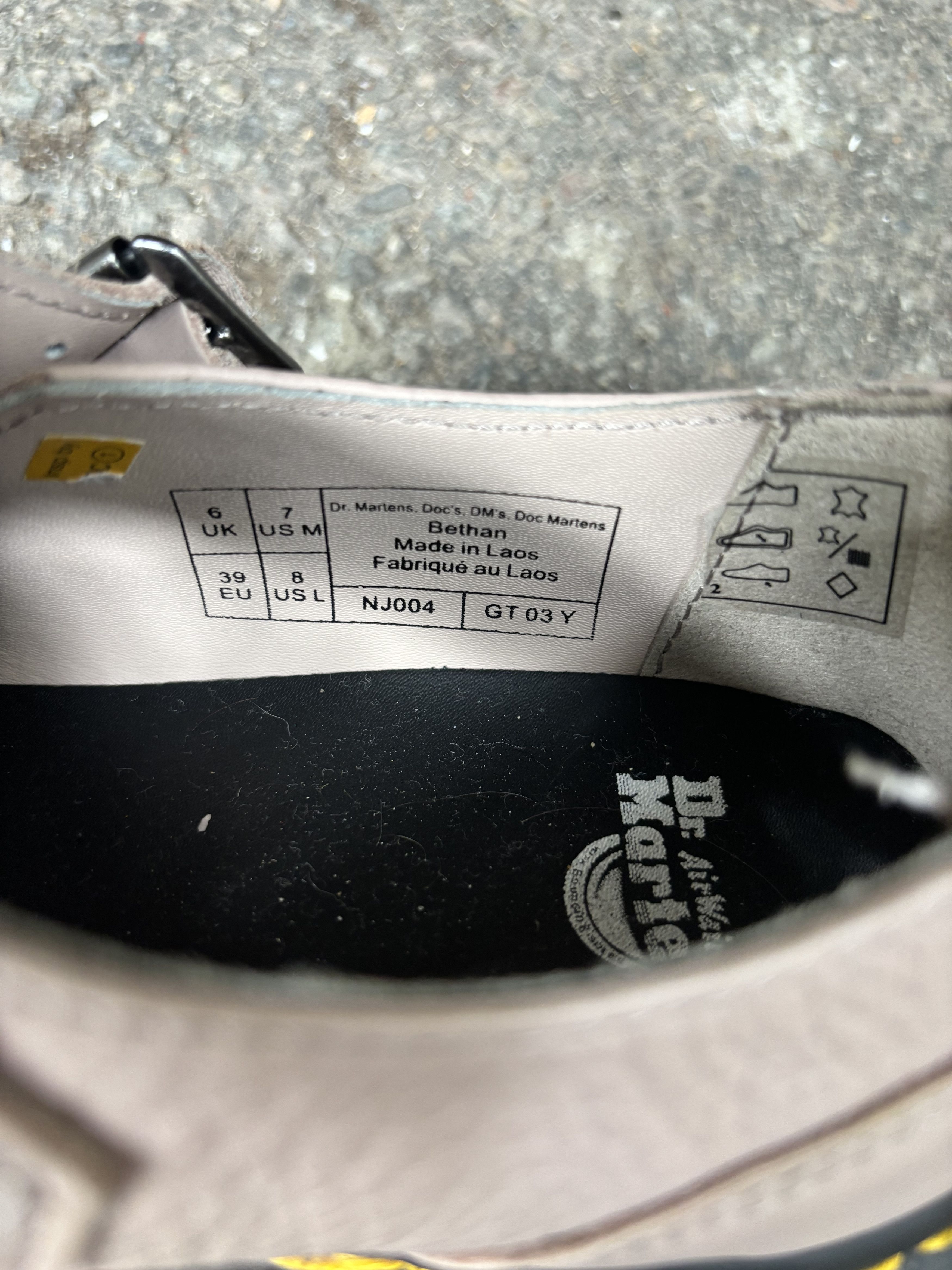 Dr. Martens Dr.Martens Bethan Pisa Leather Platform Mary Janes Size US 8 / IT 38 - 4 Thumbnail