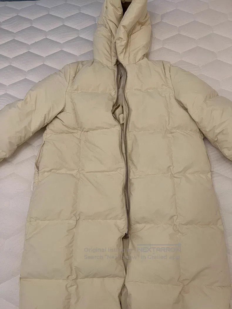 Jil Sander Jil Sander size 36 Cream Windproof Long Down Coat Size S / US 4 / IT 40 - 2 Thumbnail