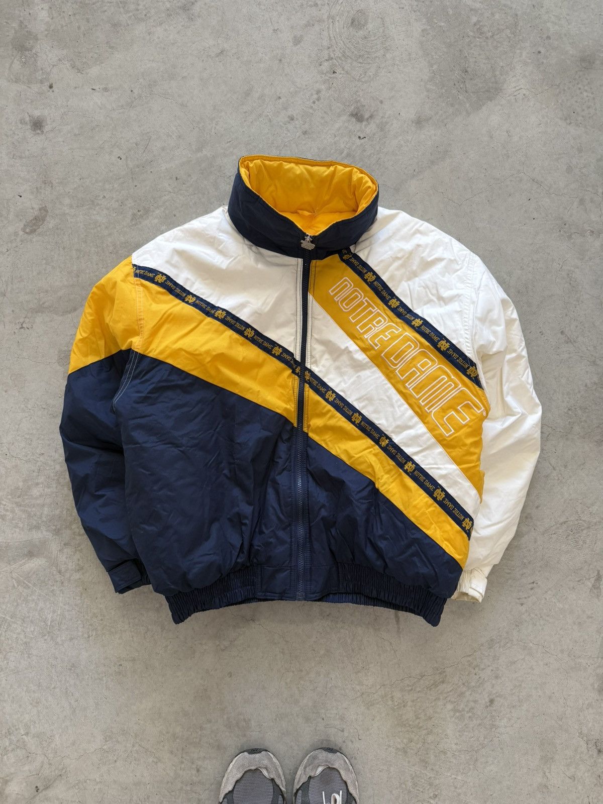 Other Vintage 90s notre dame jacket Size US L / EU 52-54 / 3 - 2 Thumbnail