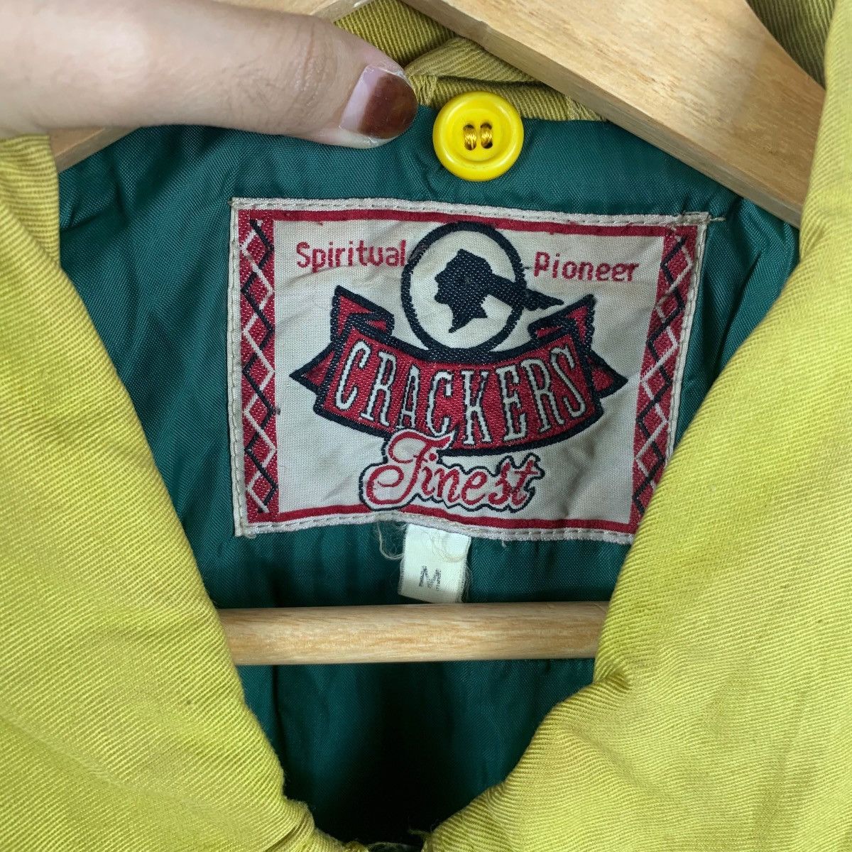 Vintage Vintage CRACKERS FINEST Worker Chore Patch Jacket Size US M / EU 48-50 / 2 - 8 Thumbnail