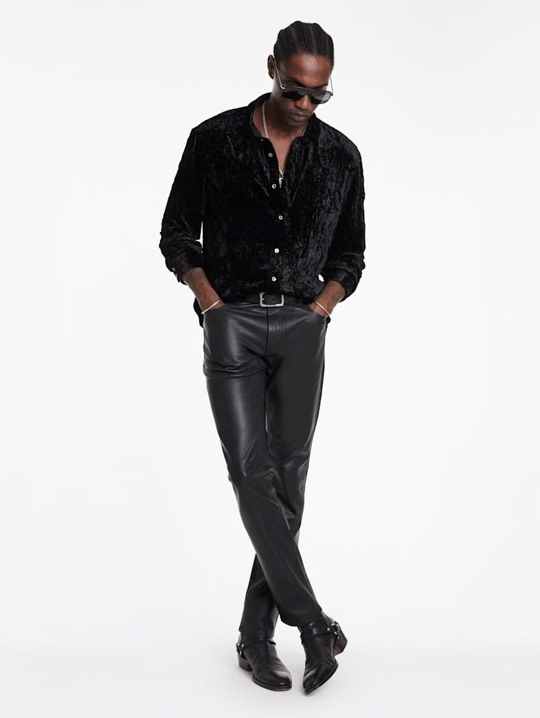 John Varvatos The Rocker Leather Pants. Size 30 Size US 30 / EU 46 - 1 Thumbnail