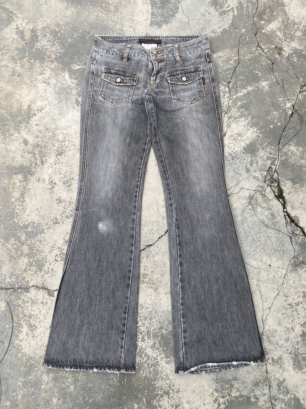 If Six Was Nine KATHARINE HAMNETT Vintage Flare Size 29" - 1 Thumbnail