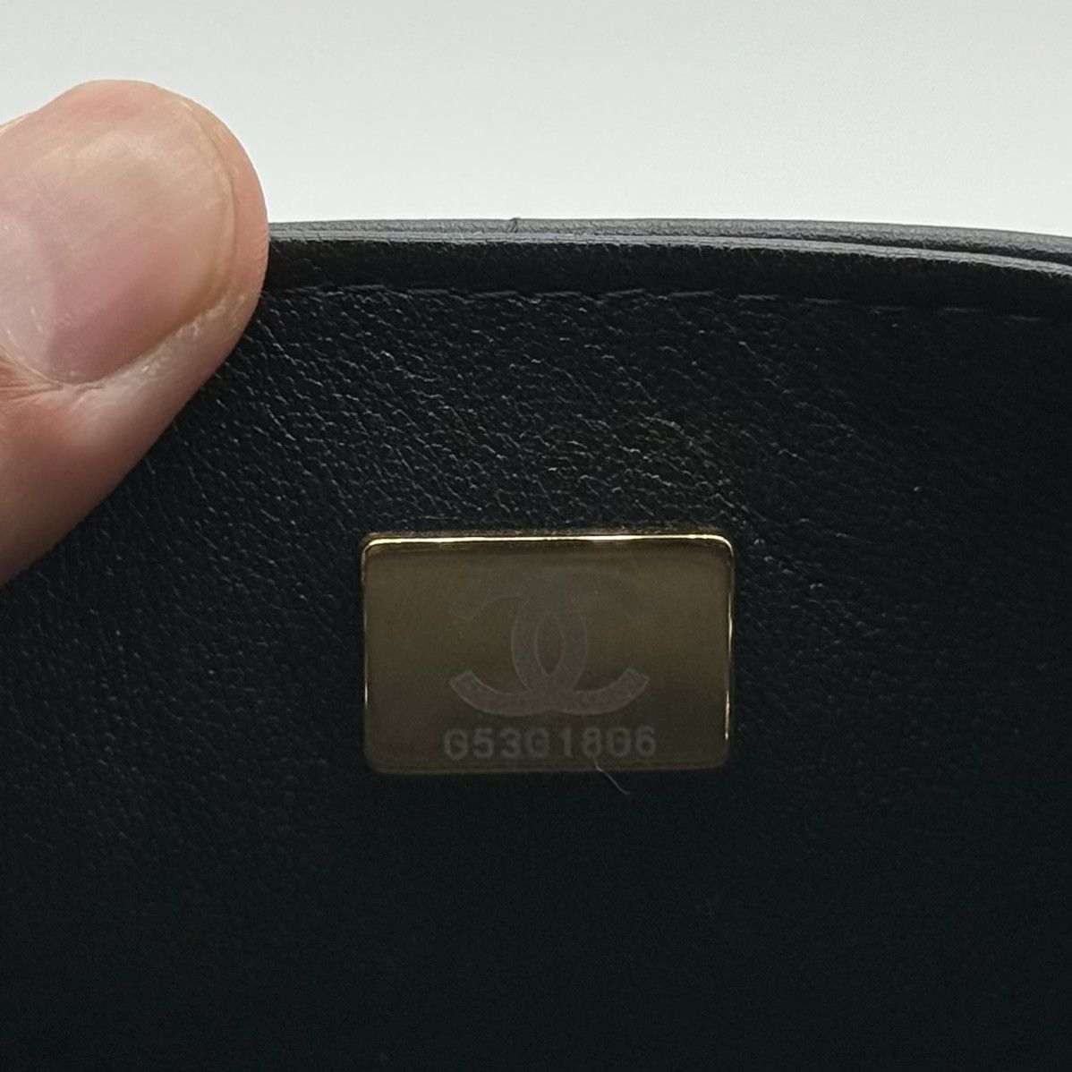Chanel Chanel Monaco Mini Square Flap Bag Black Lambskin Size ONE SIZE - 15 Thumbnail