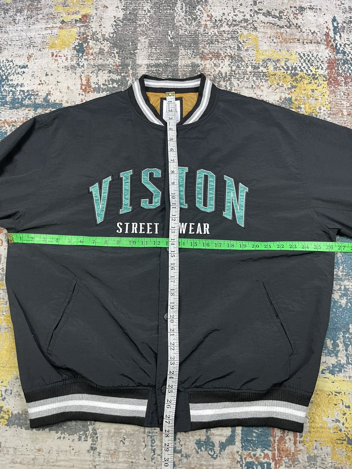 Vision Streetwear Vision Streetwear Back Hit Embroidery Nylon Jacket Size US L / EU 52-54 / 3 - 13 Thumbnail