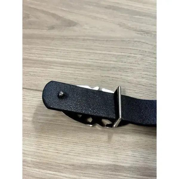 Japanese Brand Black Triple Star Belt Size 30 - 7 Thumbnail