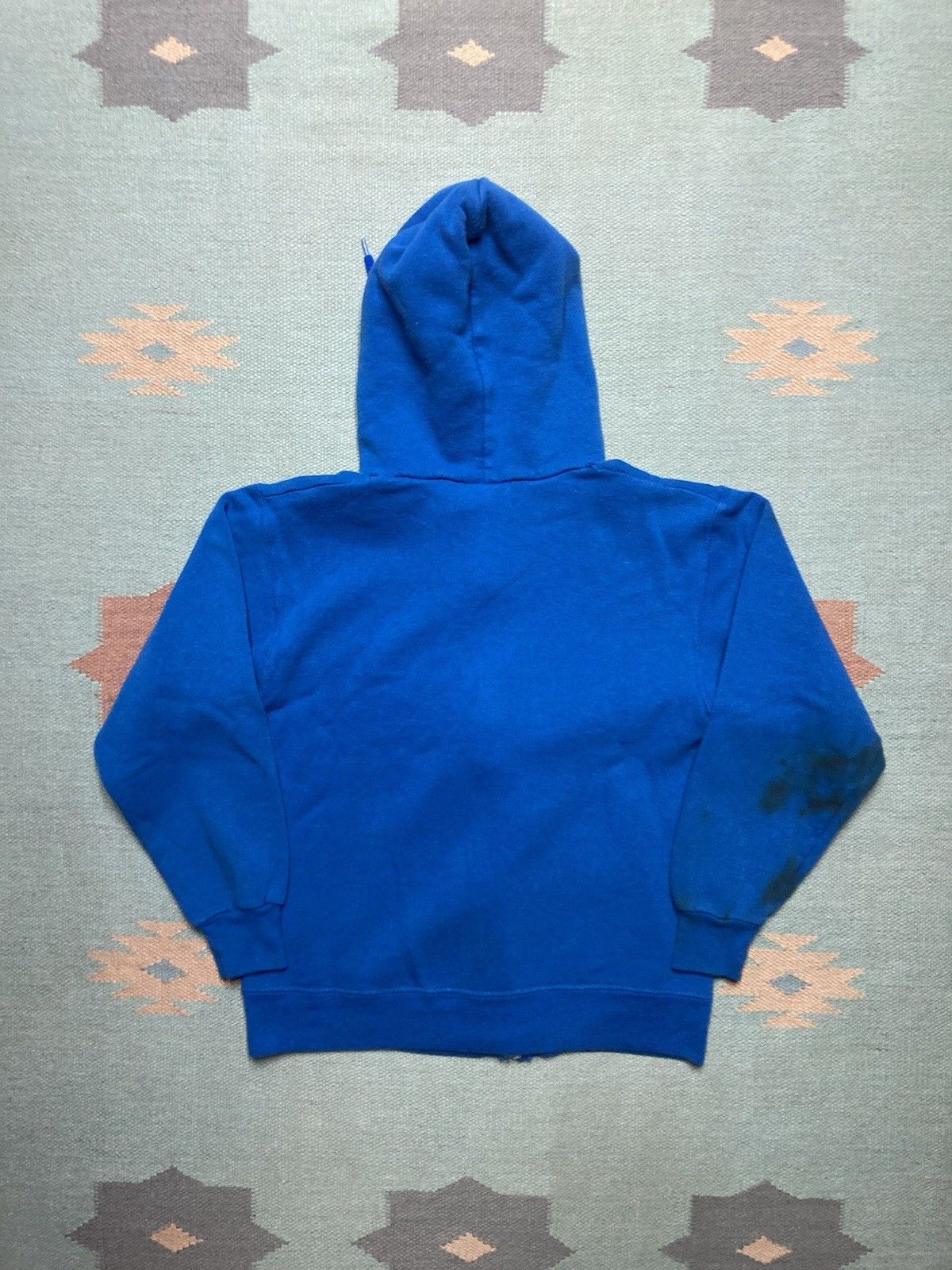 Vintage Vtg 80s hoodie sweatshirt full zip Hanes blank grunge small Size US S / EU 44-46 / 1 - 8 Thumbnail