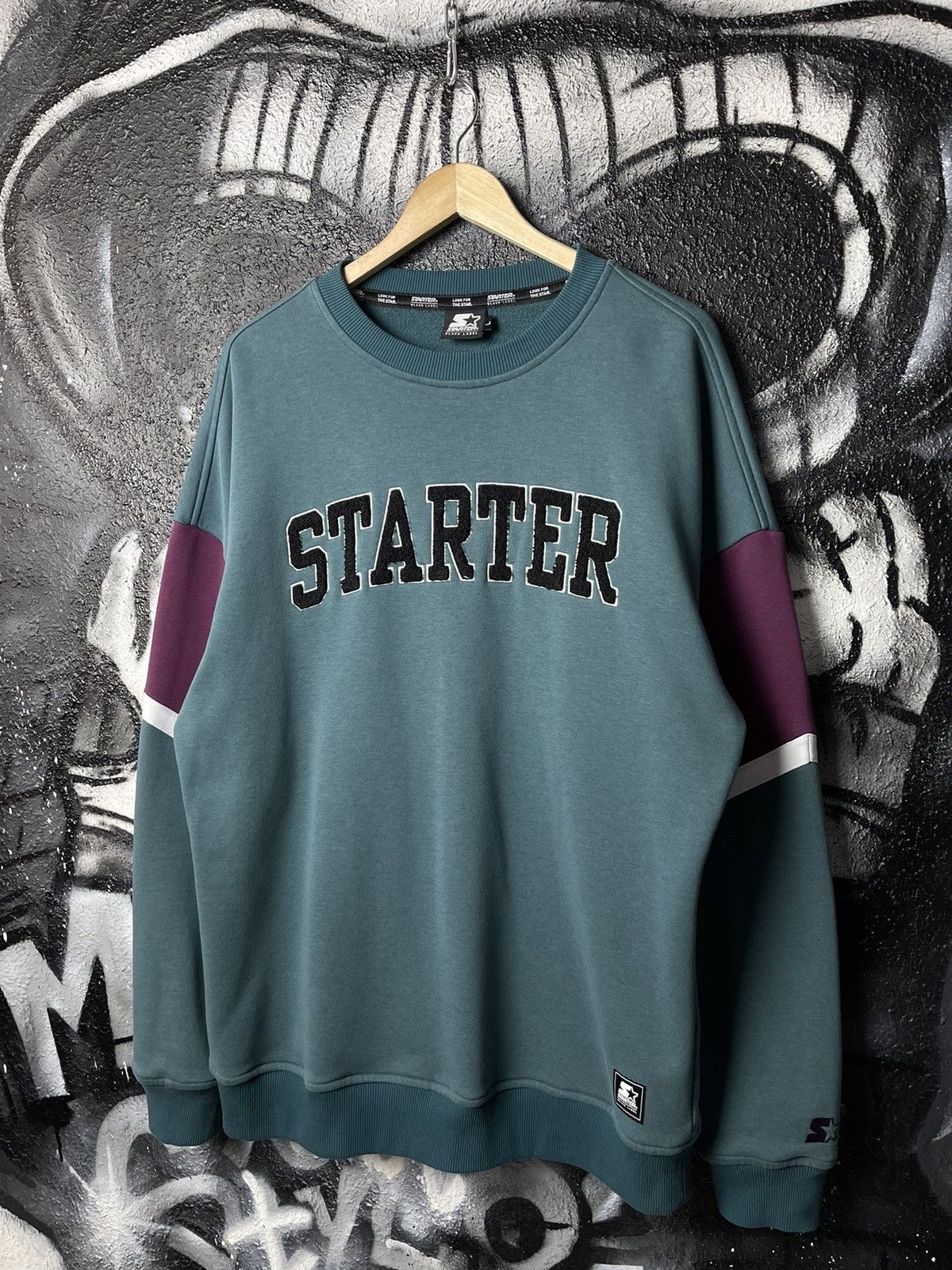 Starter Starter Throwback Crewneck Sweater Men’s Size L Size US L / EU 52-54 / 3 - 1 Thumbnail