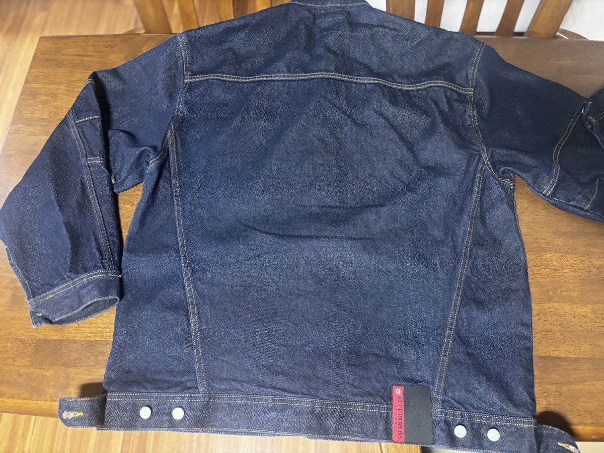 Ruff Ryders Ruff Ryders Dirty Dark Wash Raw Denim Jacket XXL Size US XXL / EU 58 / 5 - 2 Thumbnail