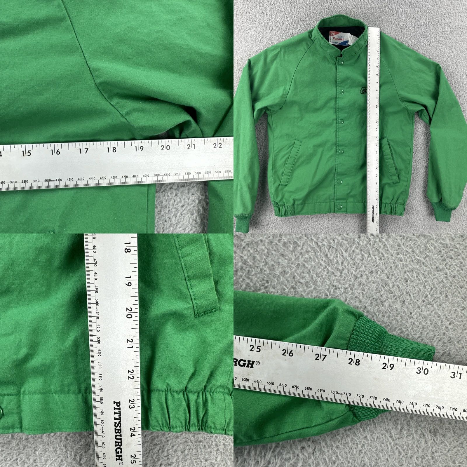 Vintage VINTAGE Swingster Mens Small Green Button Up Jacket Proud To Be A Farmer 80s EUC Size US S / EU 44-46 / 1 - 8 Thumbnail
