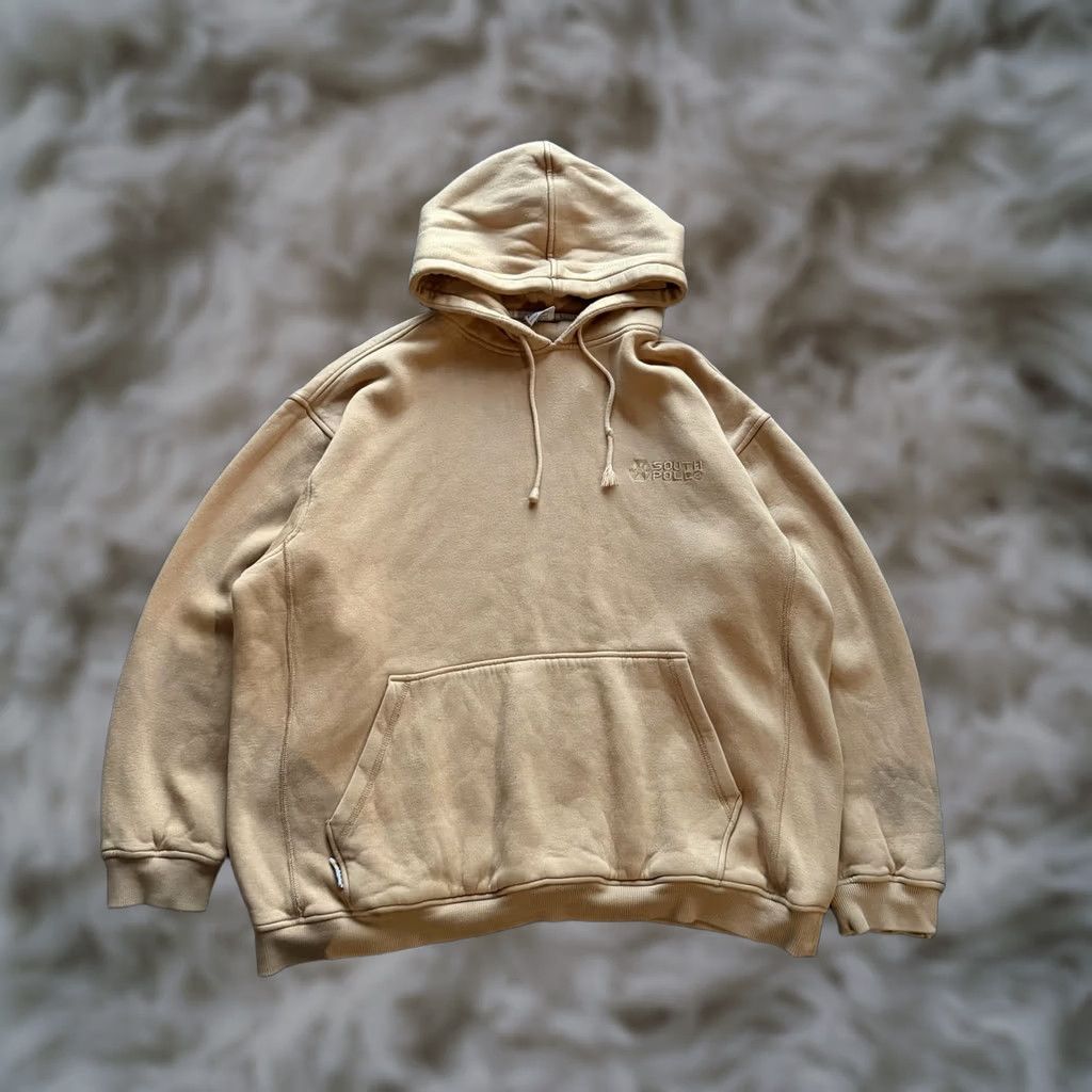 Southpole Southpole Tracksuit Set Hoodie Cargo Pants Mens XL Beige Y2K Baggy Fleece Gym Size US XL / EU 56 / 4 - 1 Thumbnail
