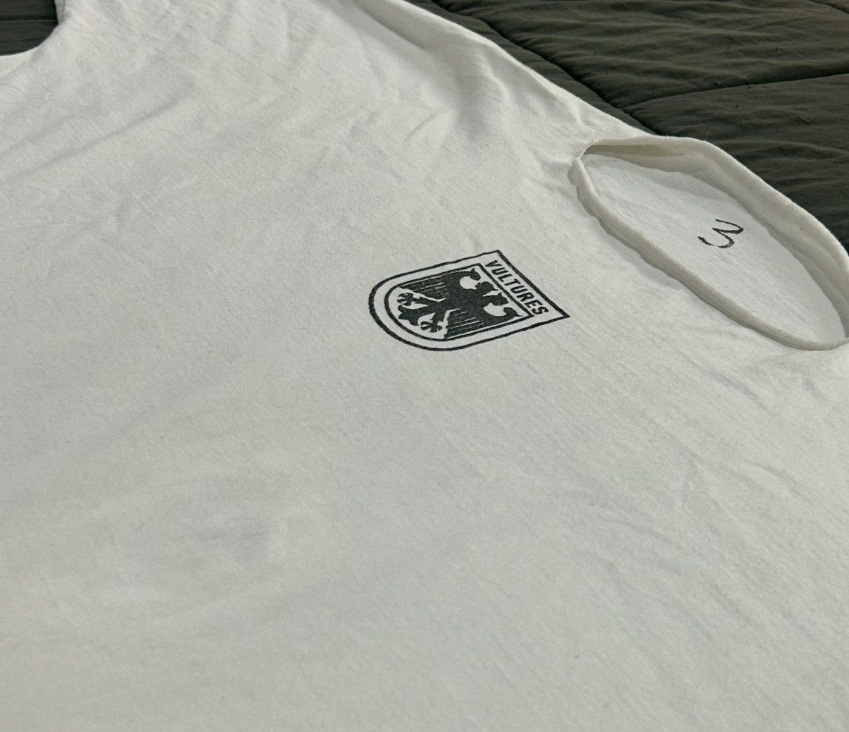 Yeezy Yeezy - Vultures 1 Logo Long Sleeve Shirt - White (Size 3) Size US L / EU 52-54 / 3 - 5 Thumbnail