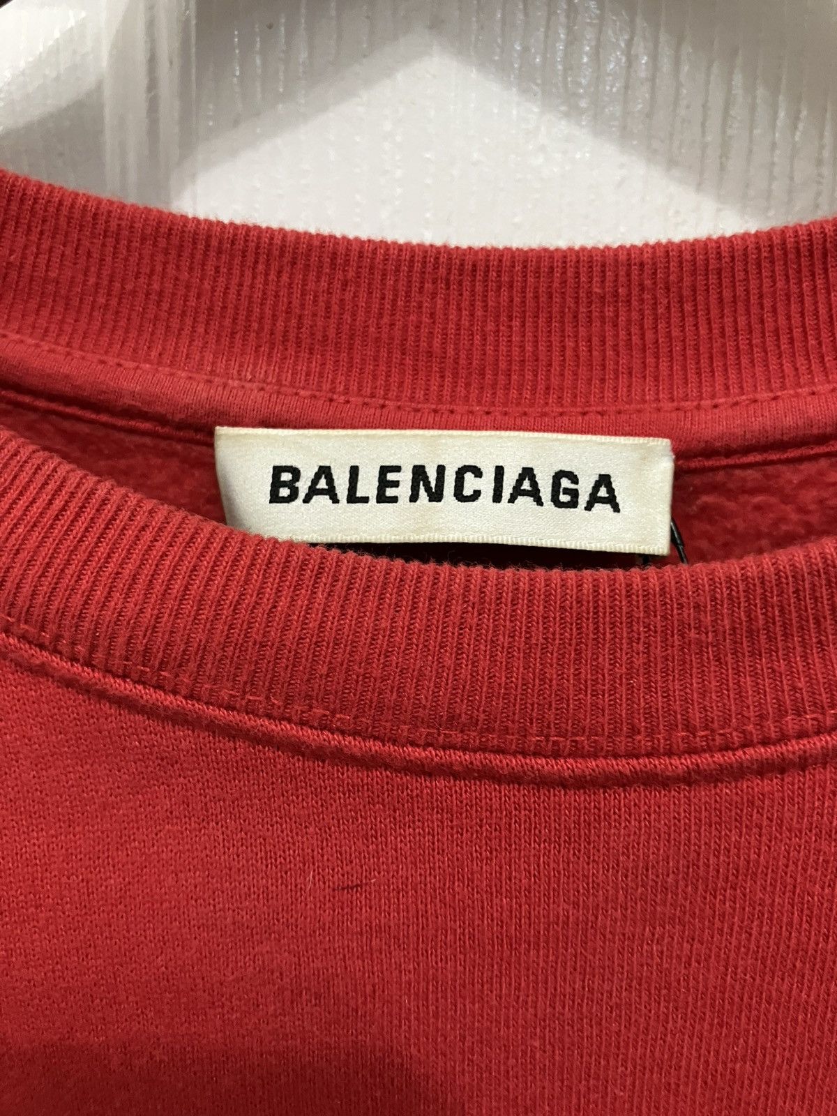 Balenciaga Balenciaga Sweatshirt Red 2018 (new balenciaga logo out) Size US XS / EU 42 / 0 - 3 Thumbnail
