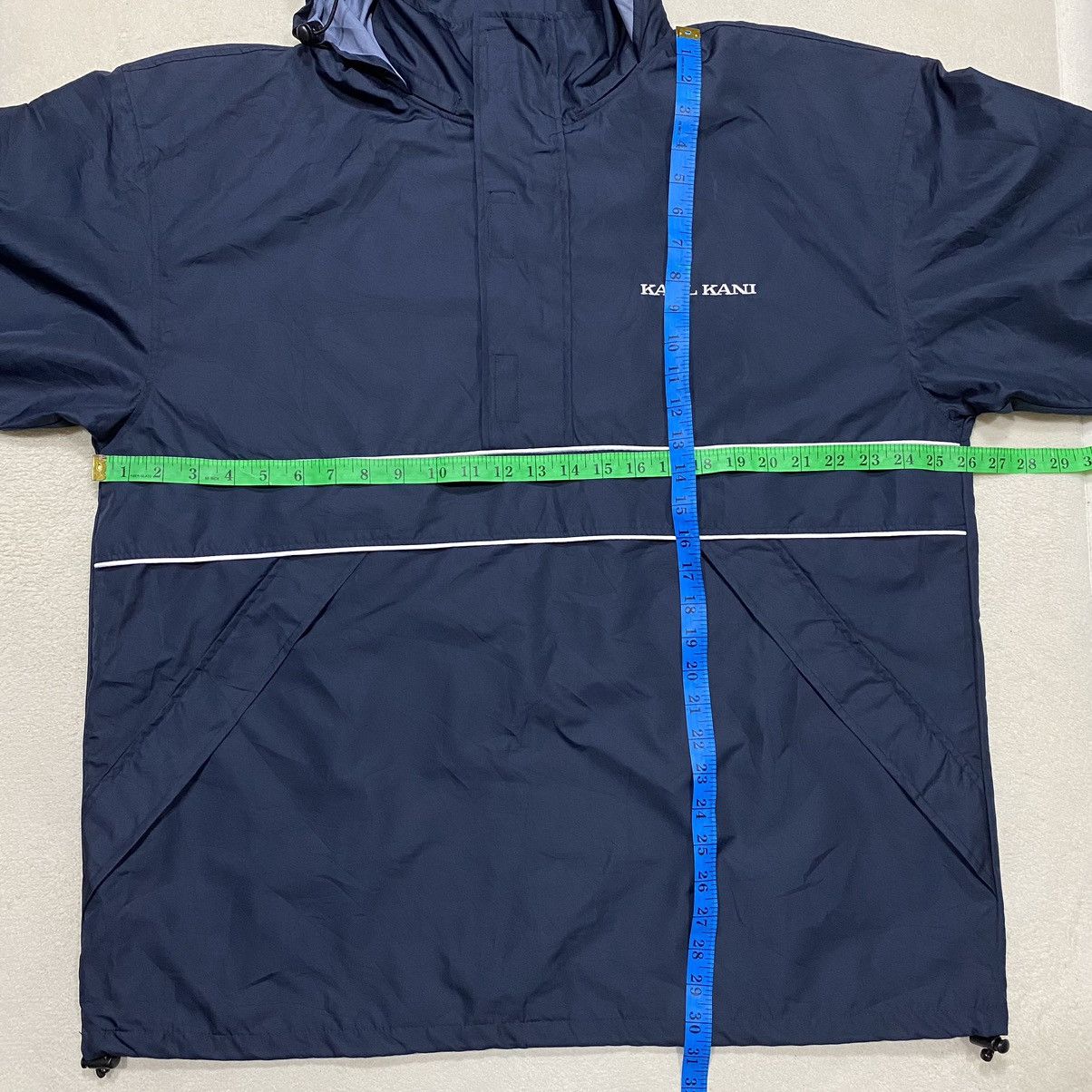Designer × Karl Kani KARL KANI Hidden Hoodie Anorak Windbreaker Size US XL / EU 56 / 4 - 18 Thumbnail