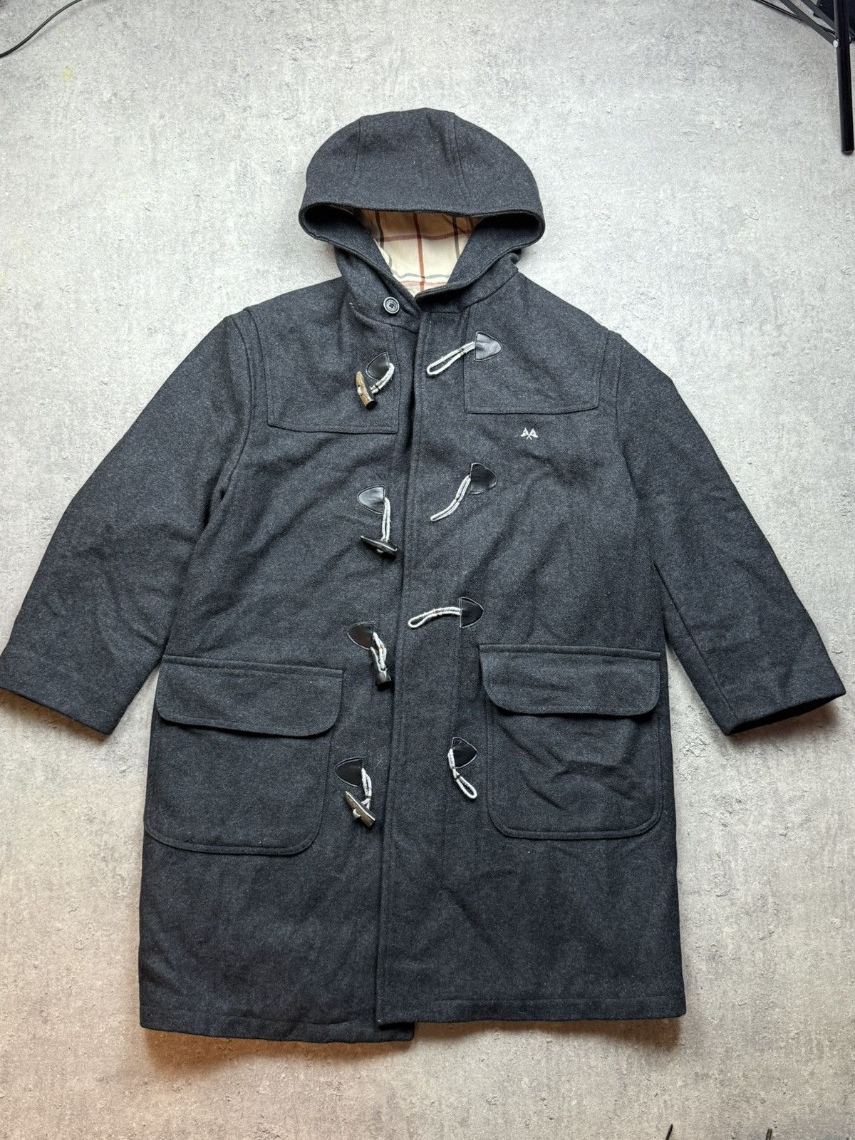 Burberry Thomas Burberry Duffle Coat with Hood – Vintage Streetwear Size US L / EU 52-54 / 3 - 1 Thumbnail