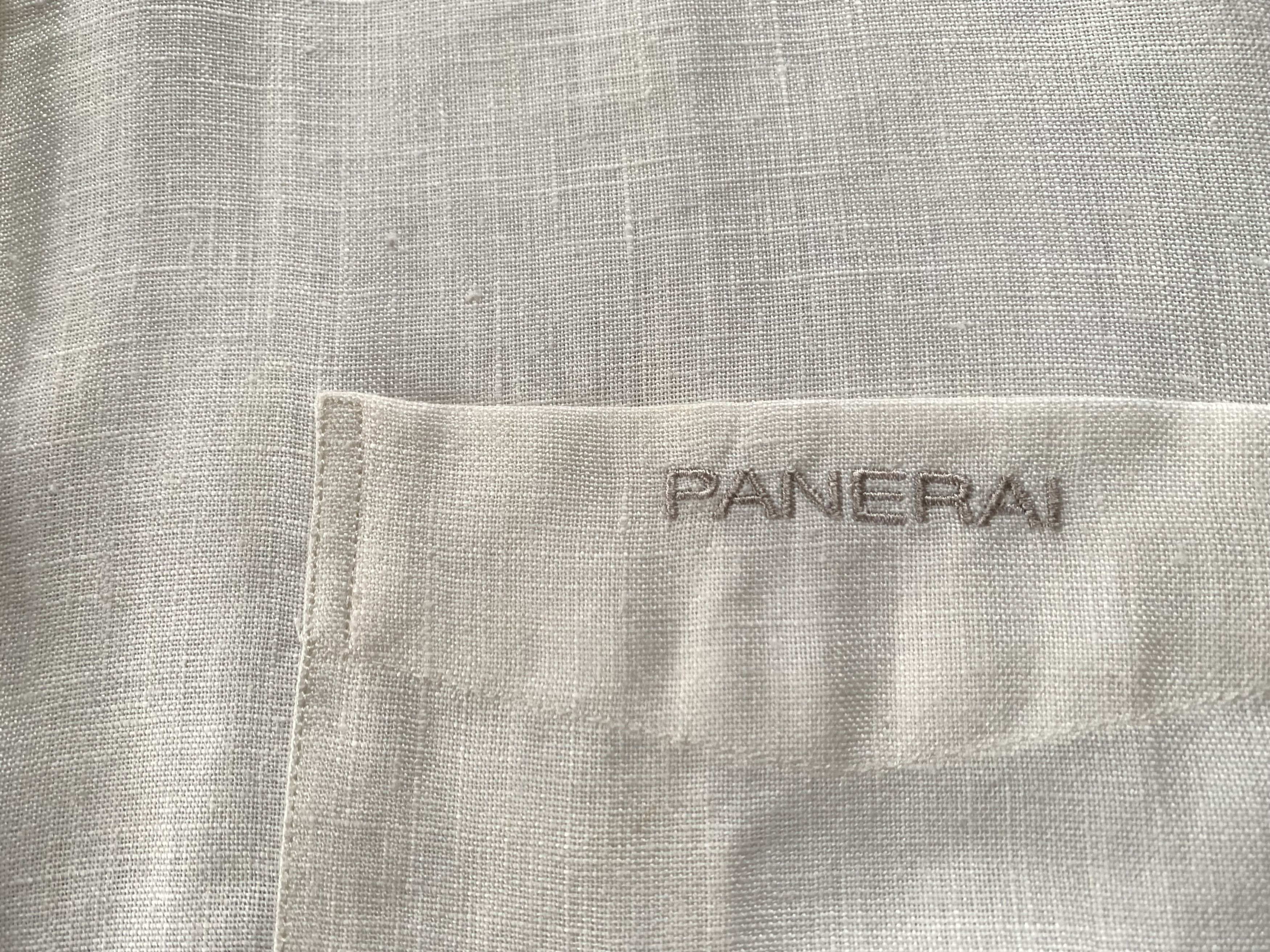 Other Officine Panerai Italy Long Sleeve Linen Shirt Size US L / EU 52-54 / 3 - 6 Thumbnail