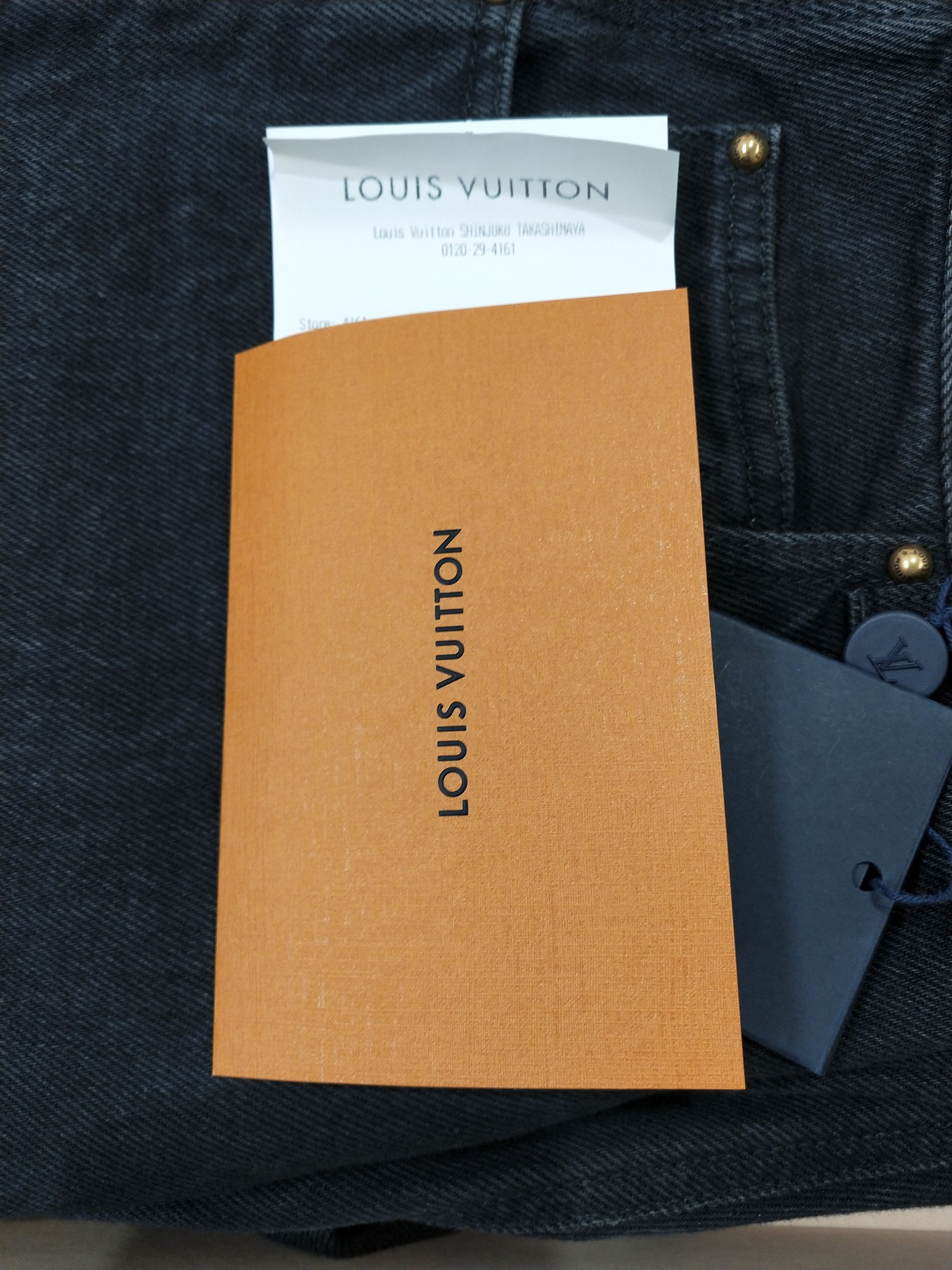 Louis Vuitton Monogram Detail Carpenter Denim Pants | Grailed