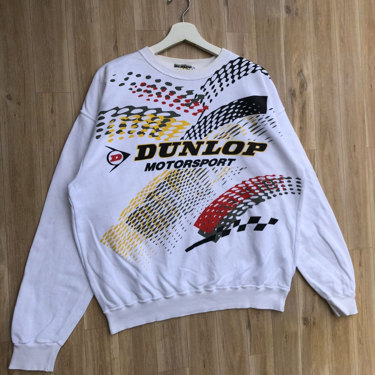 Dunlop × Vintage Vintage Dunlop Motorsport Pullover Sweatshirt Size US L / EU 52-54 / 3 - 2 Thumbnail