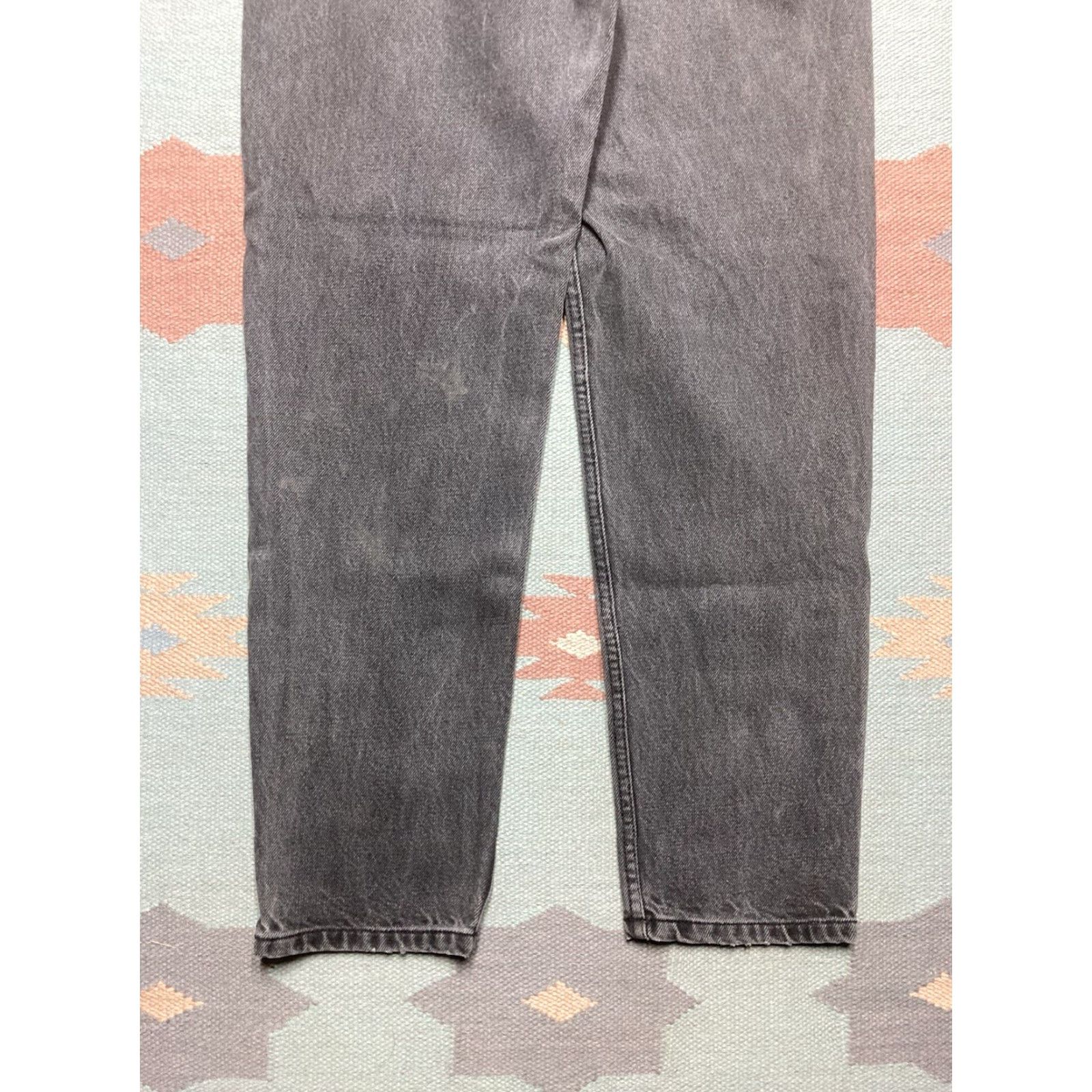 Guess VINTAGE GUESS Jeans Black Denim Goth Grunge Tapered Skater 28x30 Mens Jeans Size US 28 / EU 44 - 2 Thumbnail