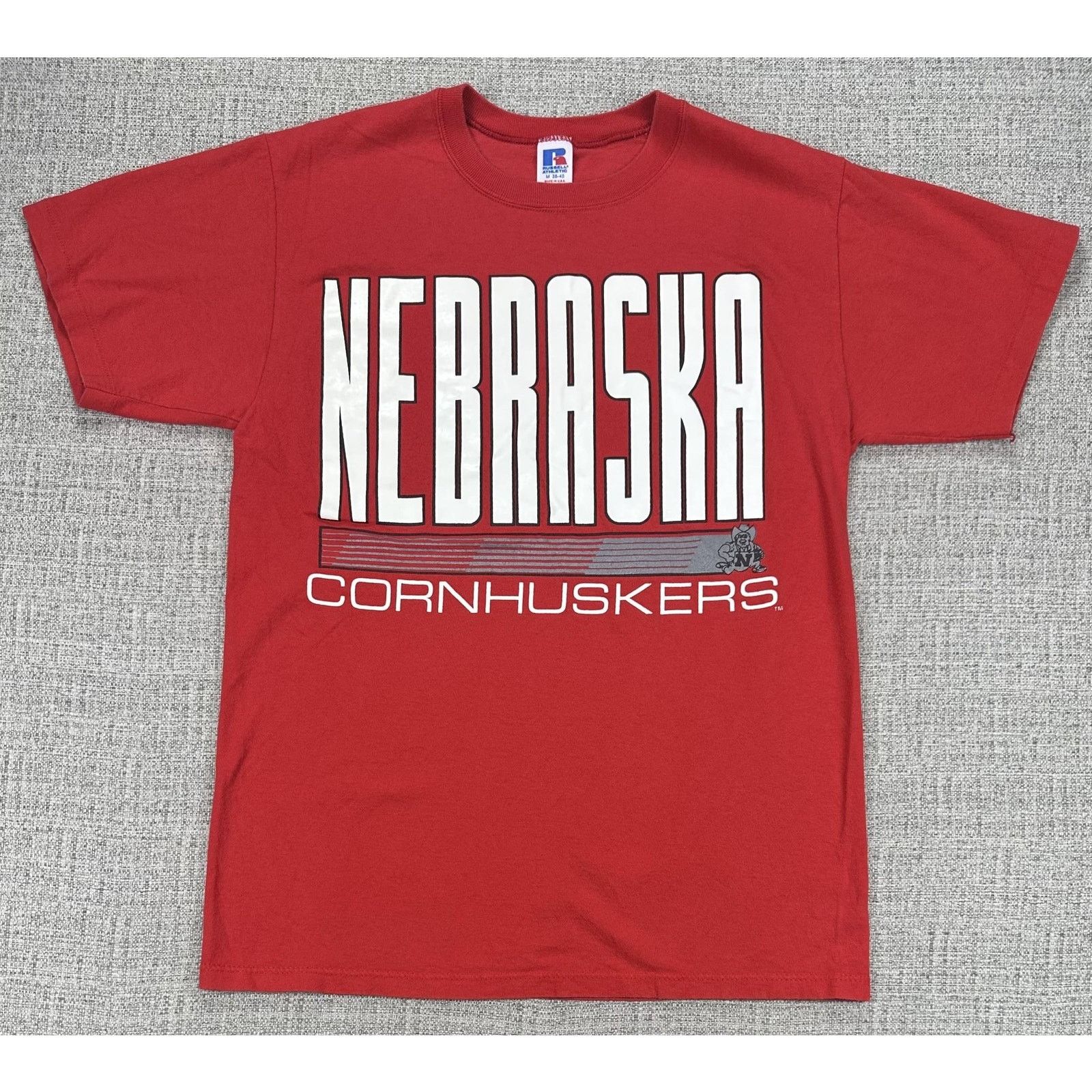Russell Athletic Nebraska Cornhuskers Shirt Mens M College Football Made USA Size US M / EU 48-50 / 2 - 1 Thumbnail