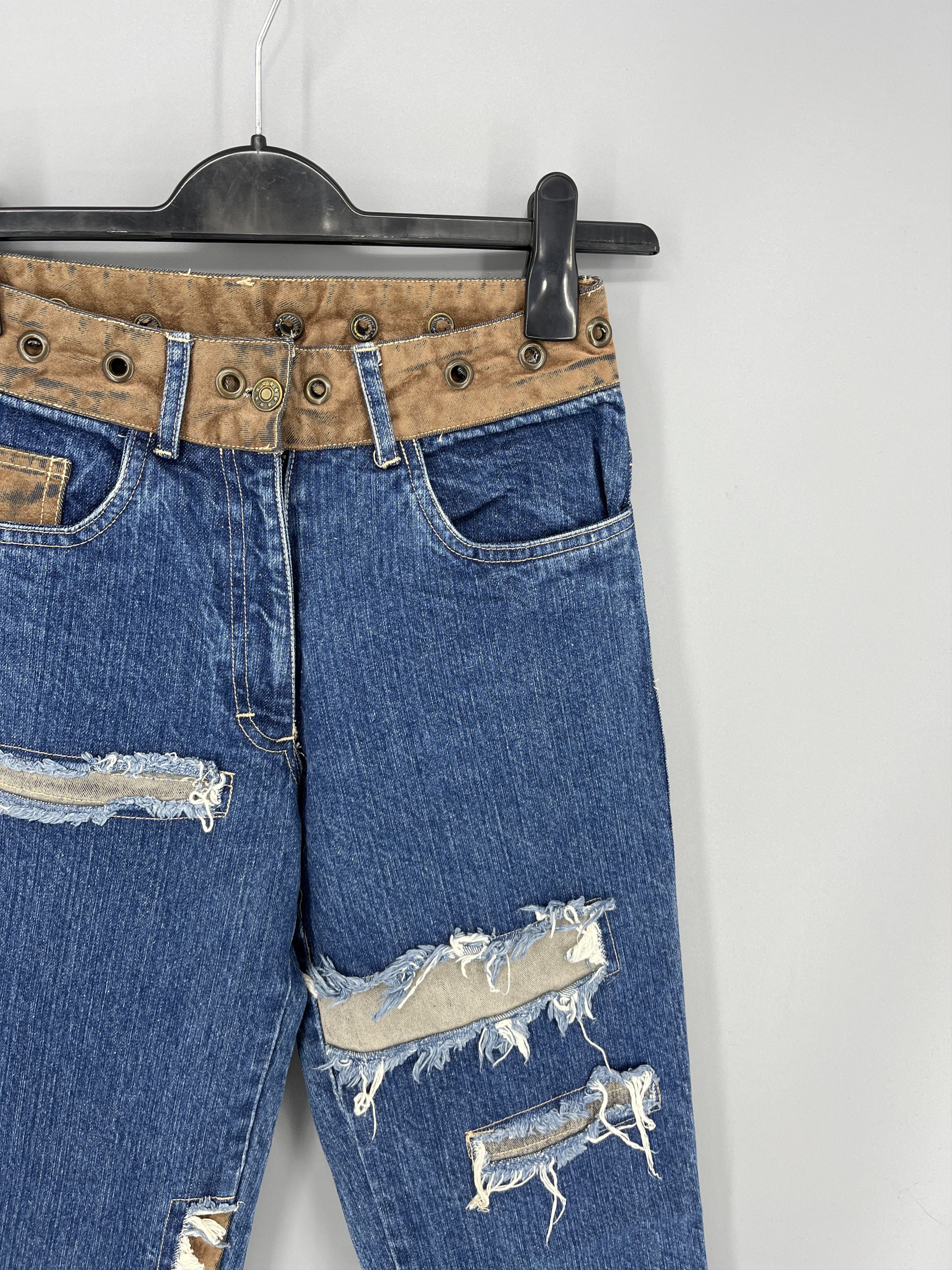 Japanese Brand Vintage Custom Japanese Oririn Light Wash Style Flare Jeans Size 24" / US 00 / IT 34 - 6 Thumbnail