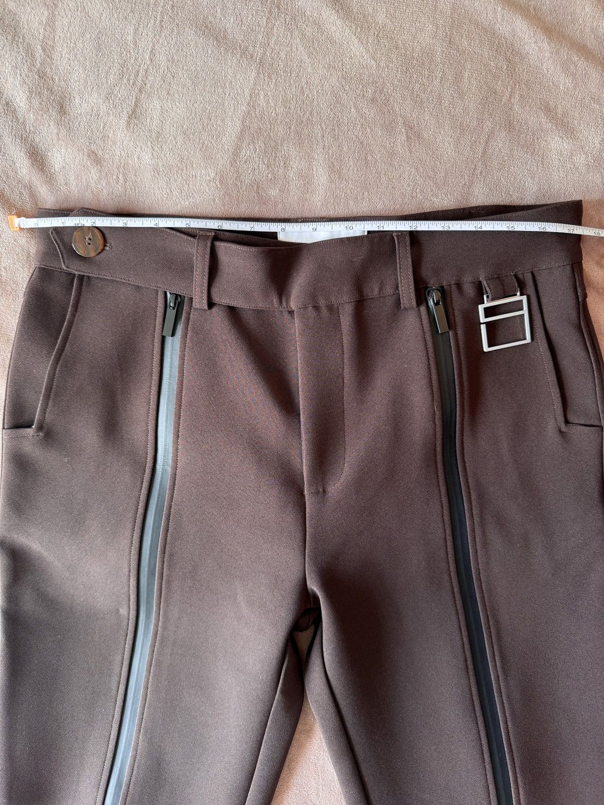 Pieces Uniques XL PIÈCES UNIQUES LE PANTALON EMIN ZIPPED PANTS Brown Zara Size US 34 / EU 50 - 18 Thumbnail