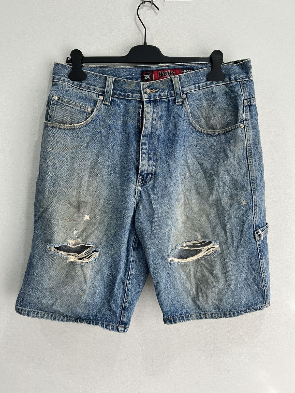 Vintage Vintage Webs Baggy Denim Jorts Shorts Jeans pants 38 Size US 38 / EU 54 - 1 Thumbnail