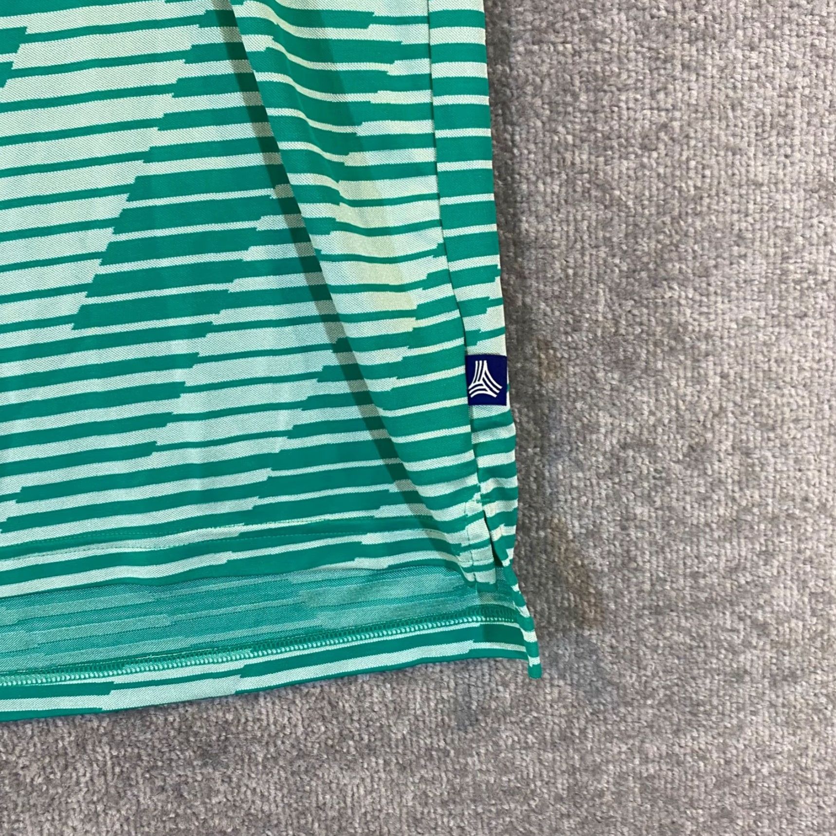 Adidas Adidas Shirt Men Medium Green Striped Soccer Tango English Jersey Climate CD8300 Size US M / EU 48-50 / 2 - 4 Thumbnail