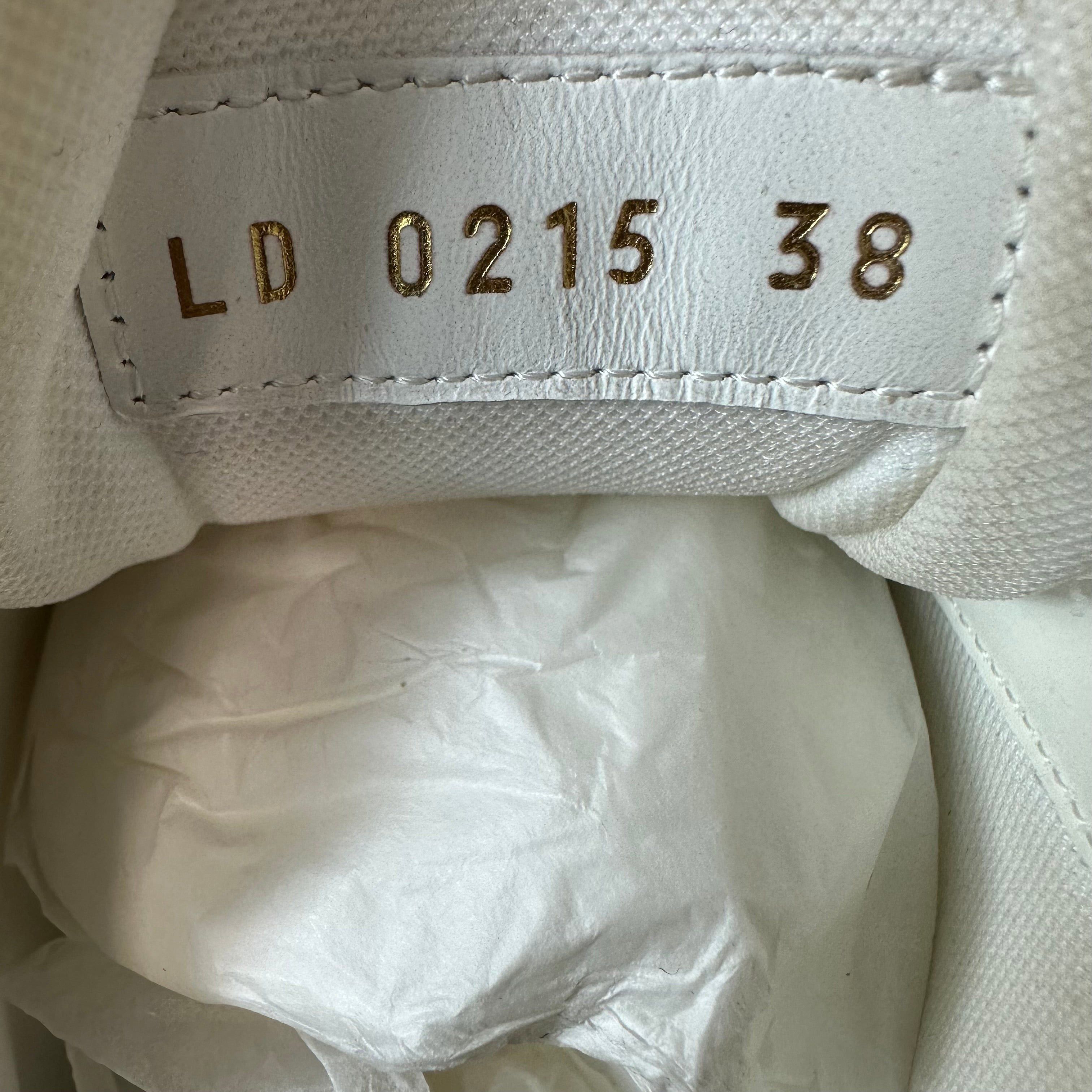 Louis Vuitton Louis Vuitton Black White Trainer Sneaker Sz 6 (38) Size US 6 / EU 39 - 6 Thumbnail