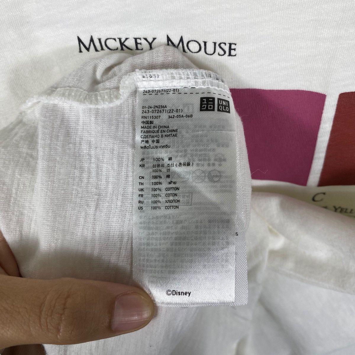 Undercover Uniqlo Undercover Disney Mickey Mouse Graphic Tee Shirt Size L / US 10 / IT 46 - 7 Thumbnail