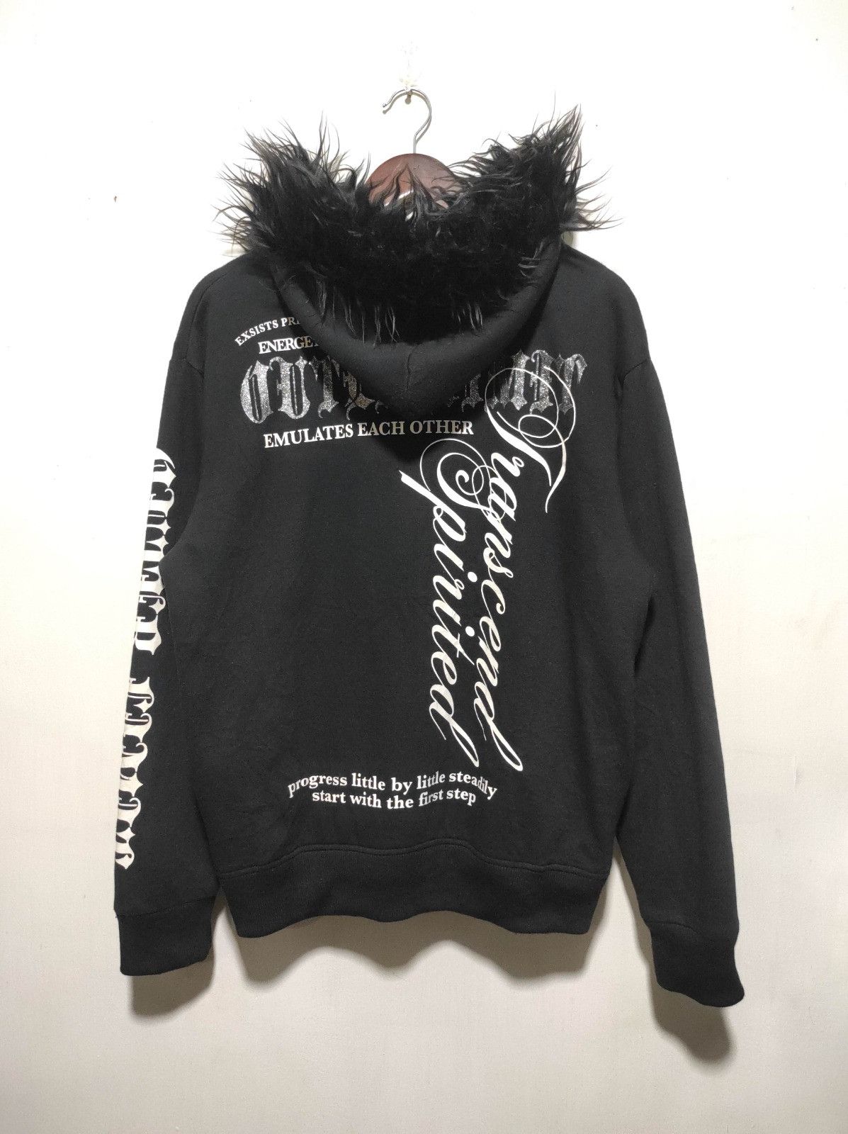 Affliction Sorridere Poem Sherpa zip fur hoodie ifsix LGB style Size US L / EU 52-54 / 3 - 15 Thumbnail