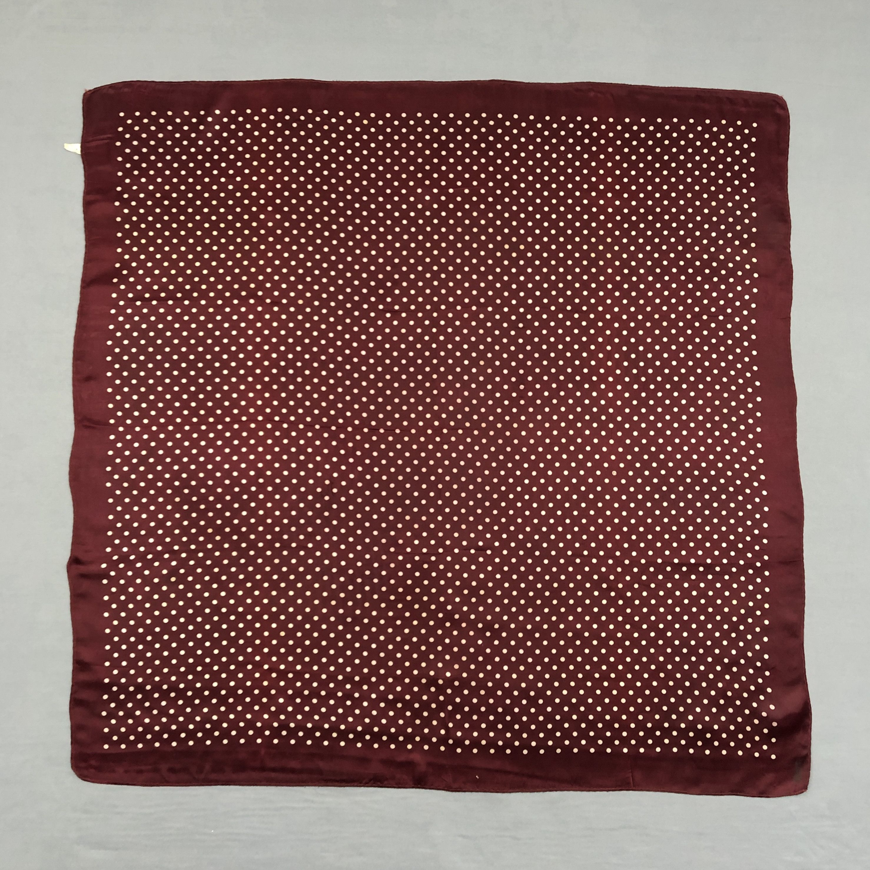 Japanese Brand Vintage SILK Scarf Twill Stole Wraps Scarves - GF60041 Size ONE SIZE - 1 Thumbnail