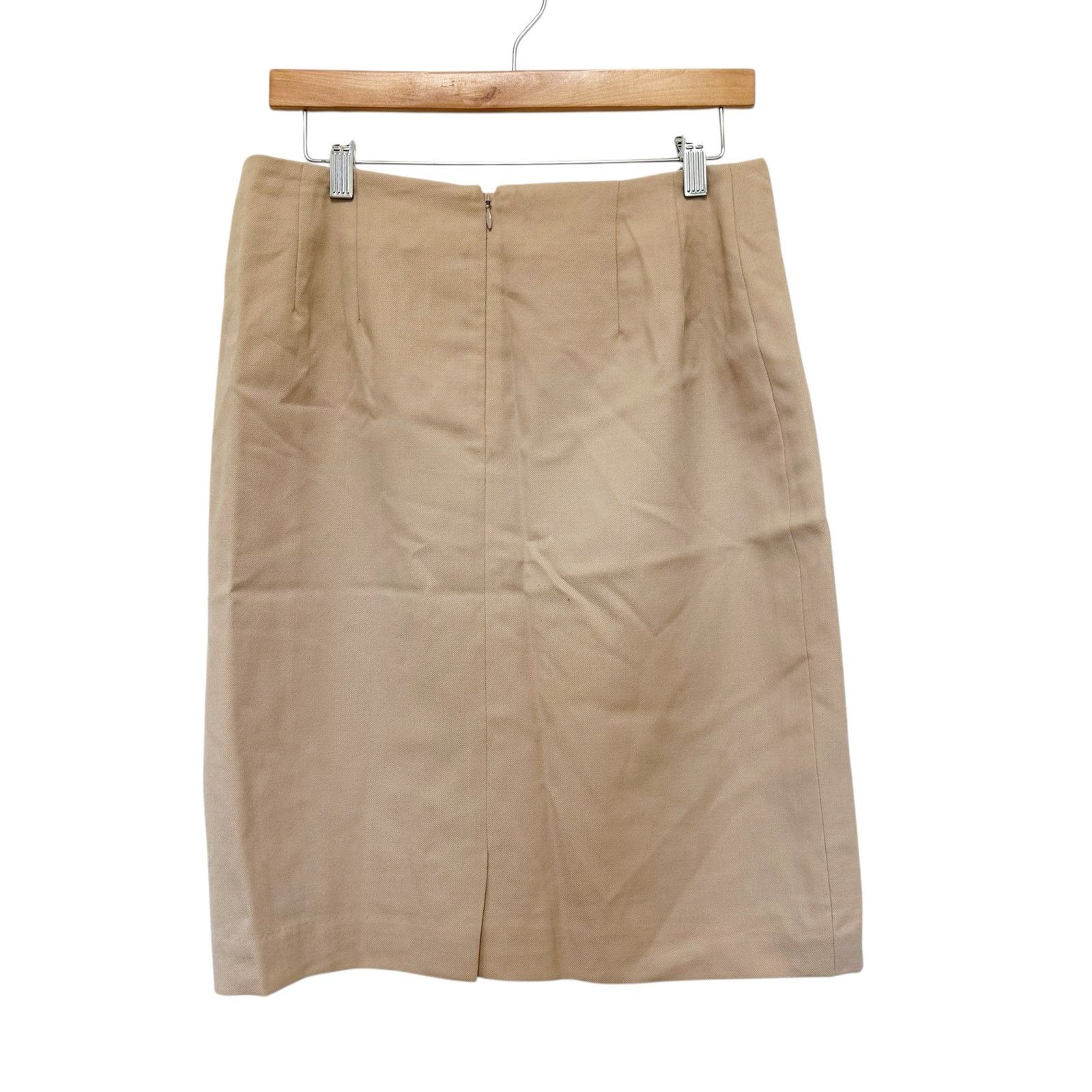 Pendleton Vintage Pendleton Tan Pencil Skirt Sz 10 Size 32" / US 10 / IT 46 - 3 Thumbnail