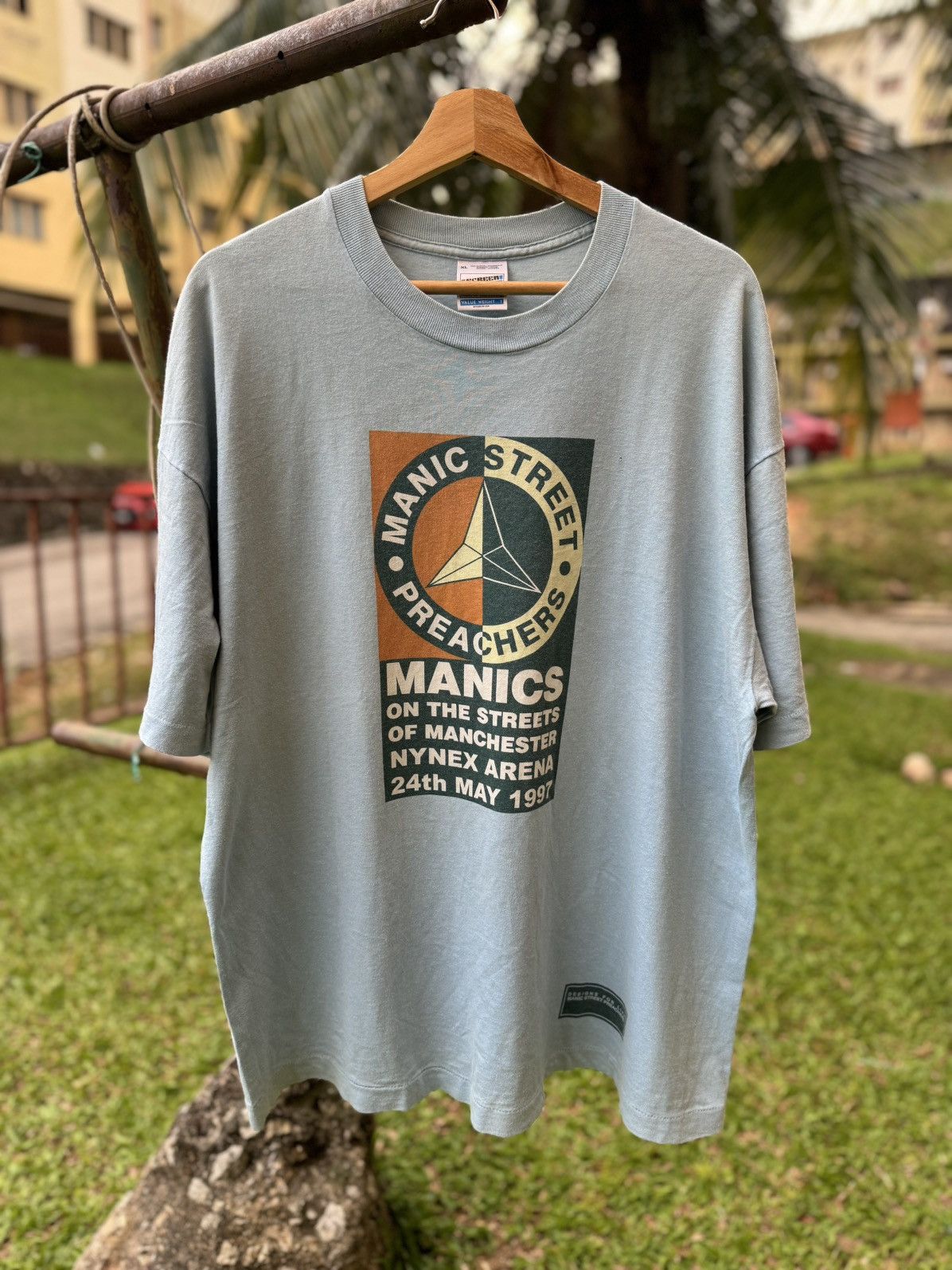 Band Tees × Vintage 🔥Vintage Rare 1997 Manic Street Preachers Tour Tees Size US XL / EU 56 / 4 - 1 Thumbnail