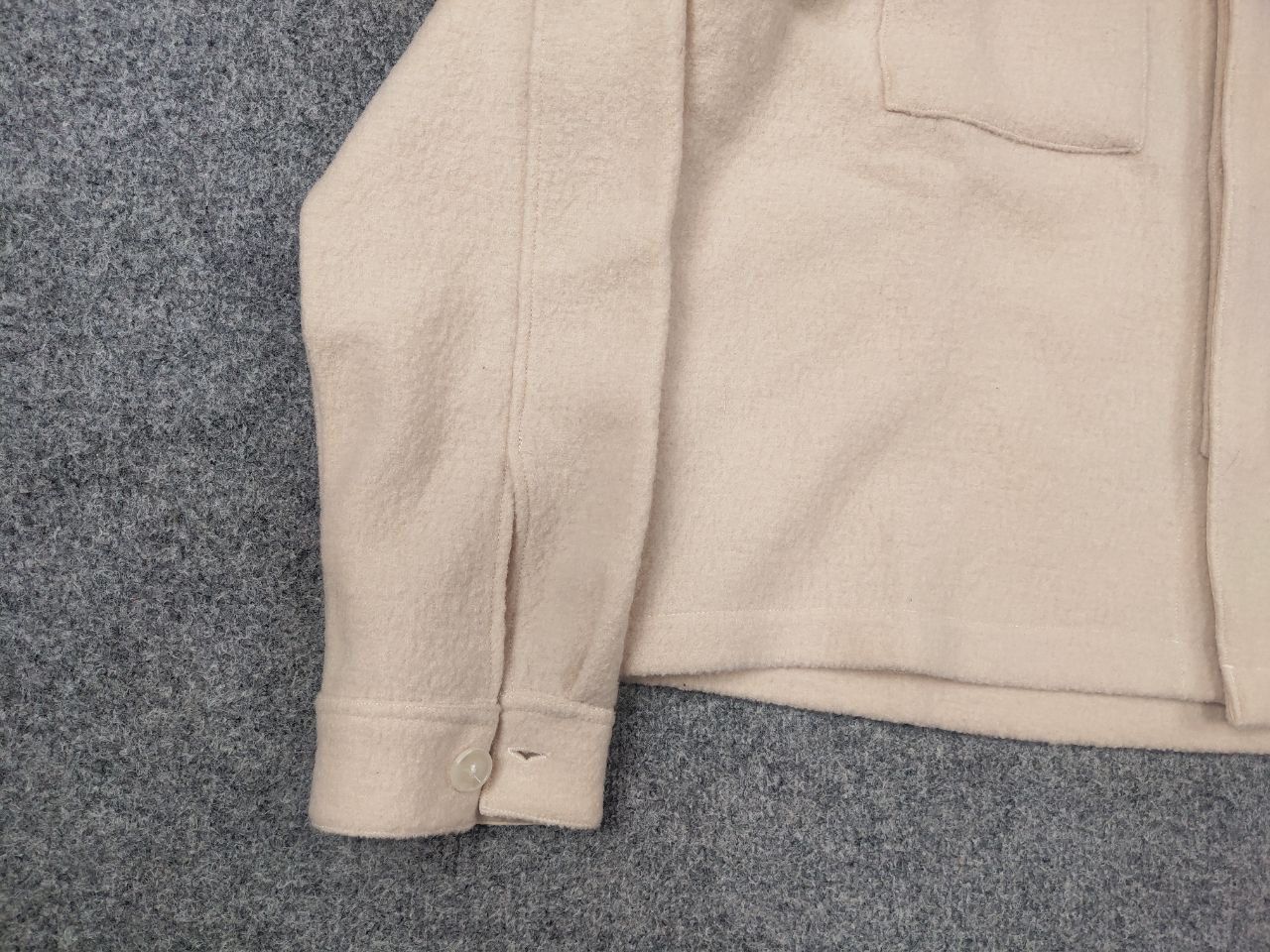About:Blank About:Blank cropped wool oversized pockets Overshirt jacket Size US L / EU 52-54 / 3 - 8 Thumbnail