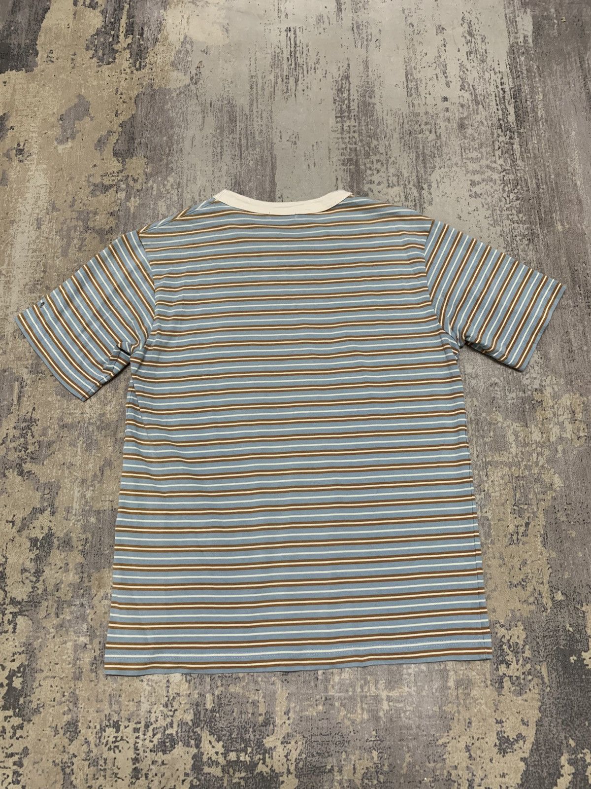 SCYE Vtg 90s SCYE Basic Multi Color Border Stripe tee Size US M / EU 48-50 / 2 - 5 Thumbnail