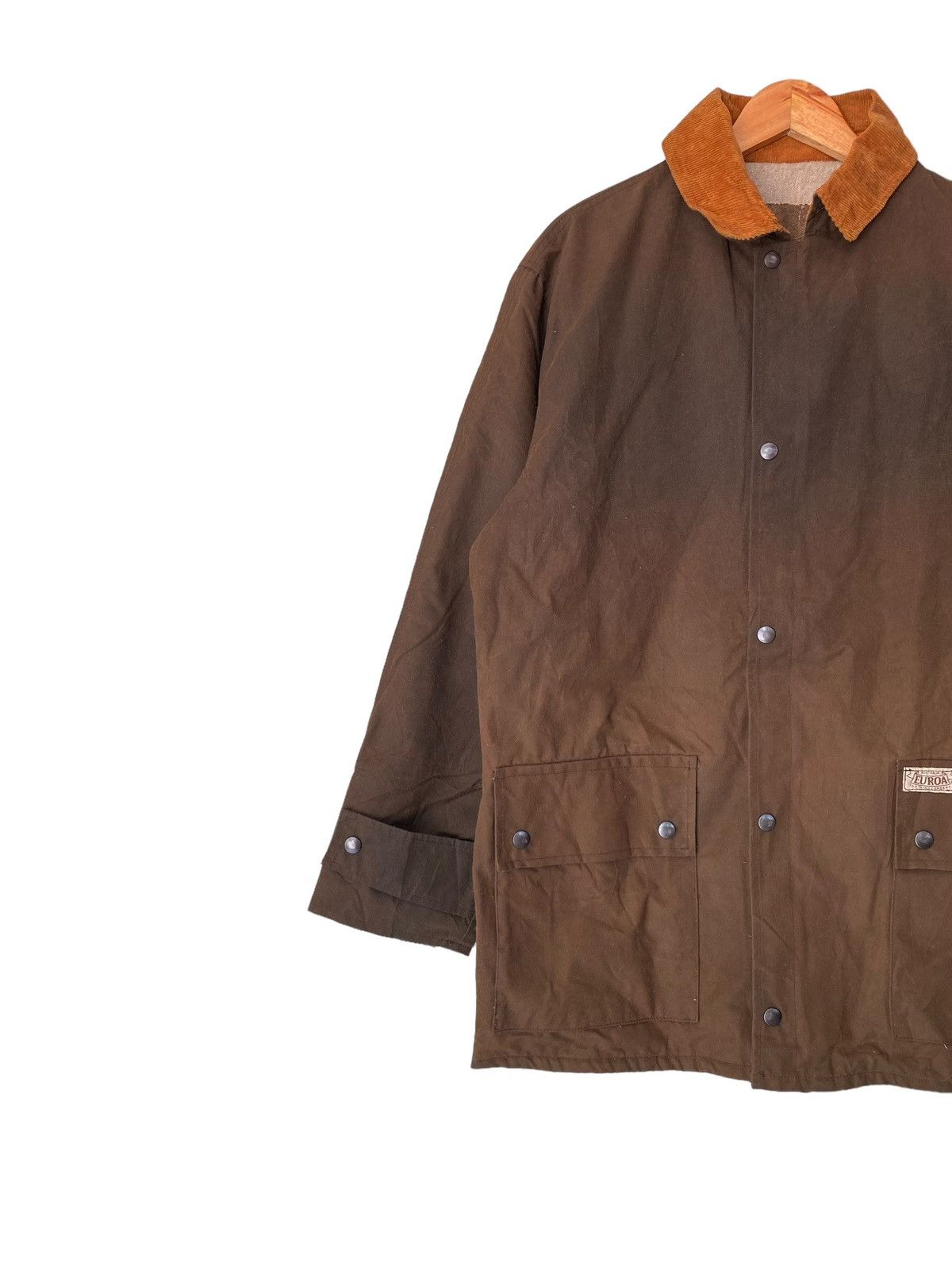 Vintage Rare EUROA Waxed Jacket Zipper Size US M / EU 48-50 / 2 - 8 Thumbnail