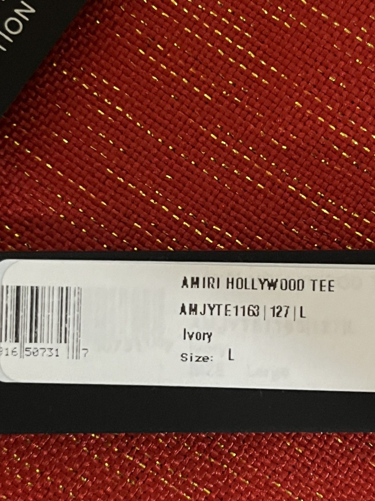 Amiri Amiri Crystal Hollywood Tee Sz L Size US L / EU 52-54 / 3 - 4 Thumbnail