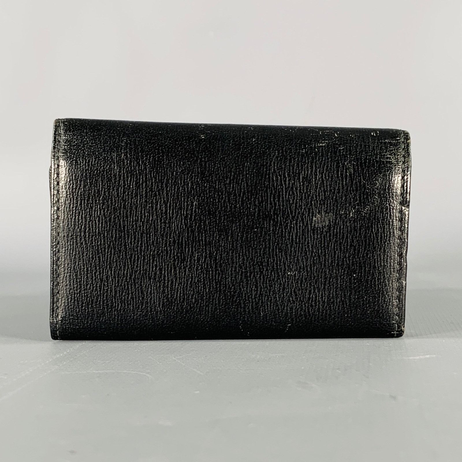 Burberry BURBERRYS Black Leather Key Holder Size ONE SIZE - 2 Thumbnail