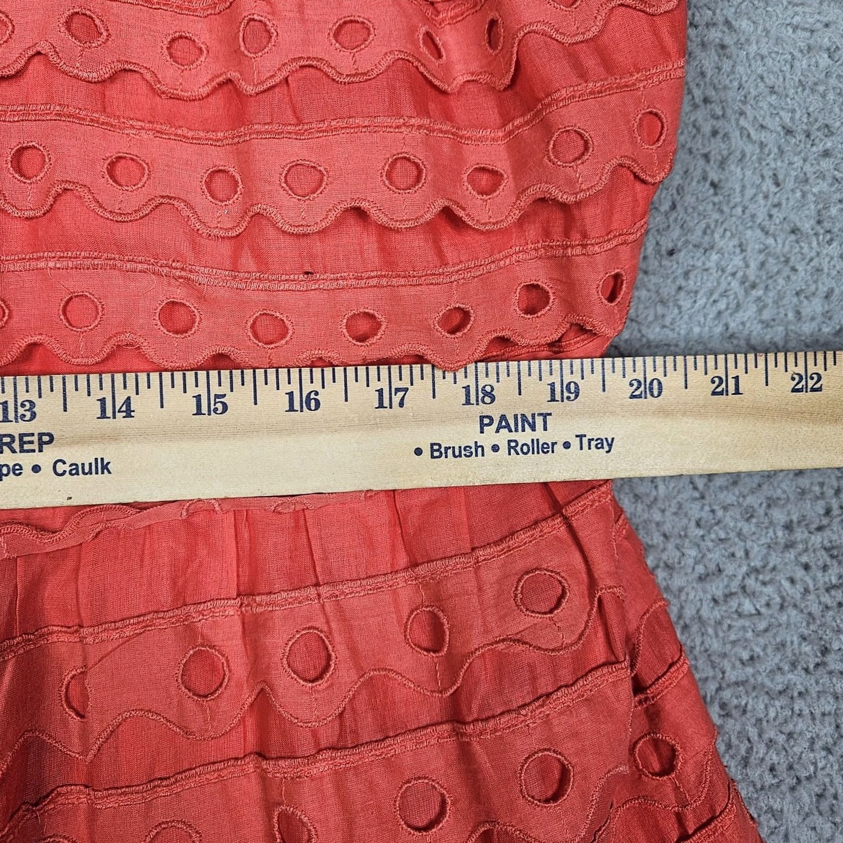 Anthropologie VINTAGE Anthropologie Maeve Women's Halter Eyelet Midi Dress Plus Size 20W NEW Size 3XL / US 20-22 - 5 Thumbnail
