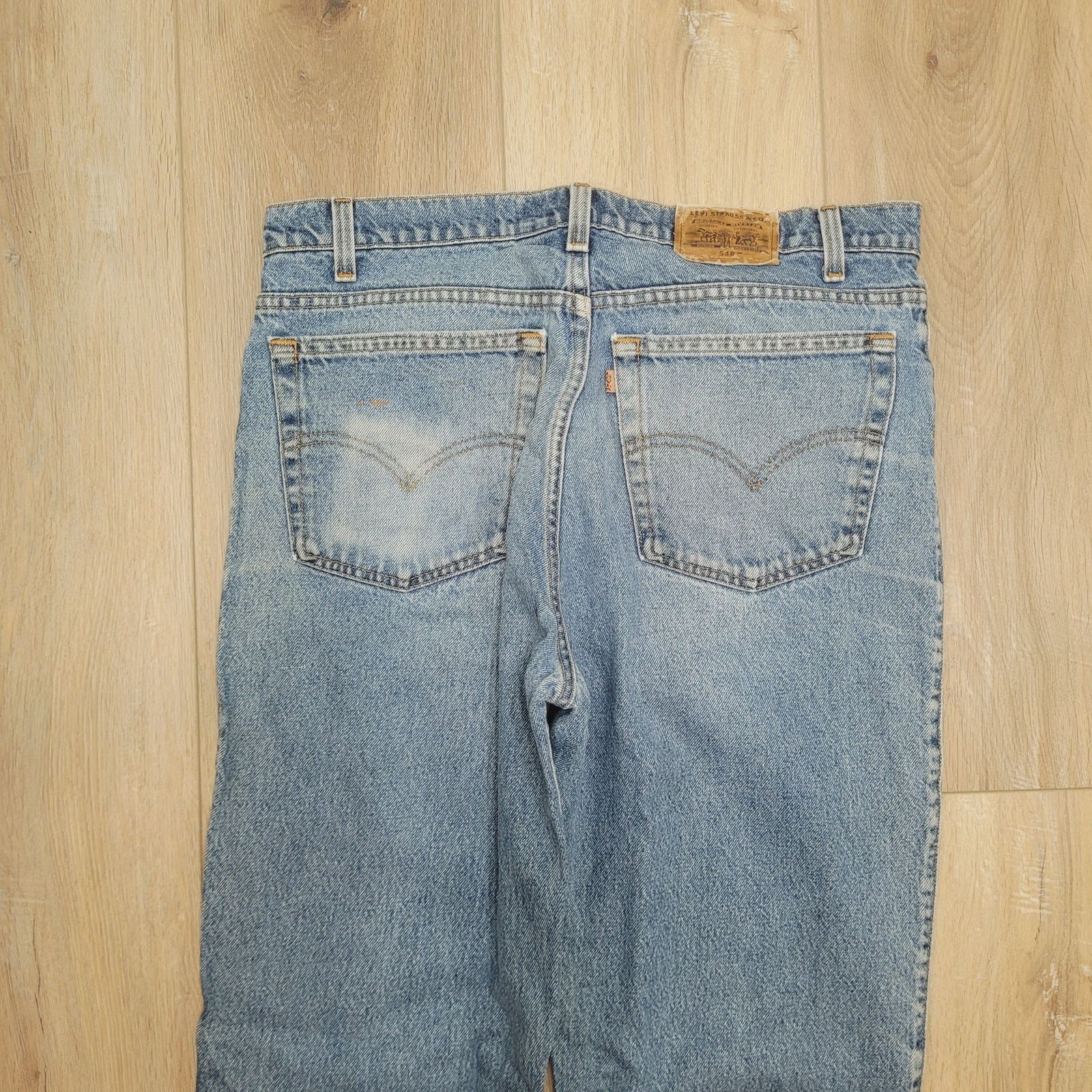 Levi's VTG 80s Levi's 540 Orange Tab USA Jeans 38x34 Dad Jean Size US 38 / EU 54 - 6 Thumbnail