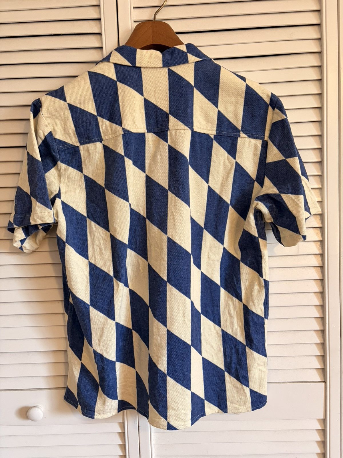 Percival Wavy Checkered Cuban Shirt Size US L / EU 52-54 / 3 - 2 Thumbnail