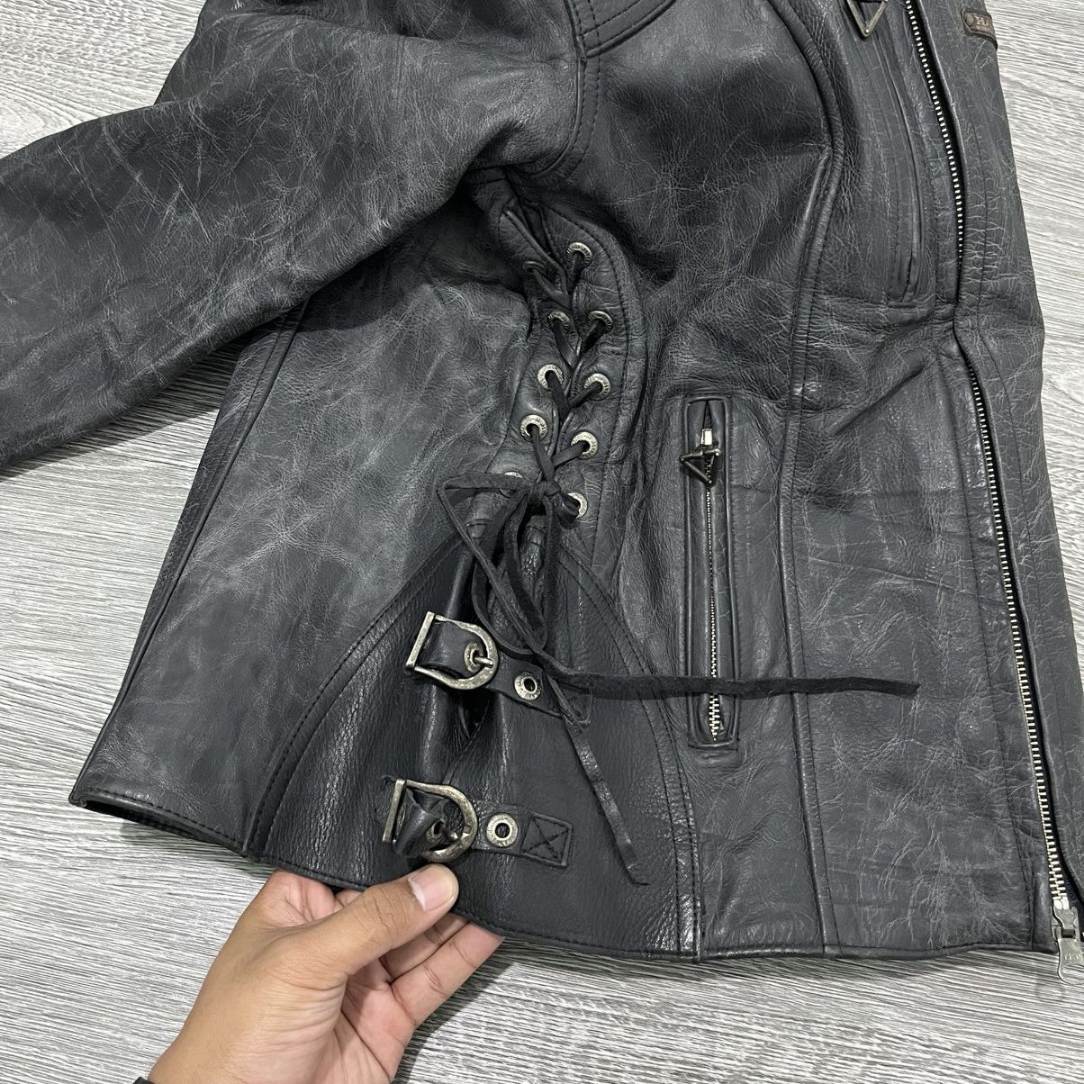 Leather 2000's Harley Davidson Bikers Leather Jacket Size US XS / EU 42 / 0 - 6 Thumbnail